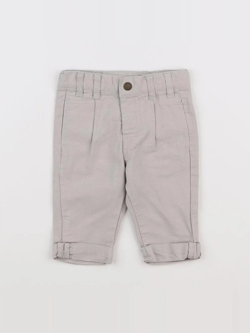 Vertbaudet - pantalon gris - 3 mois