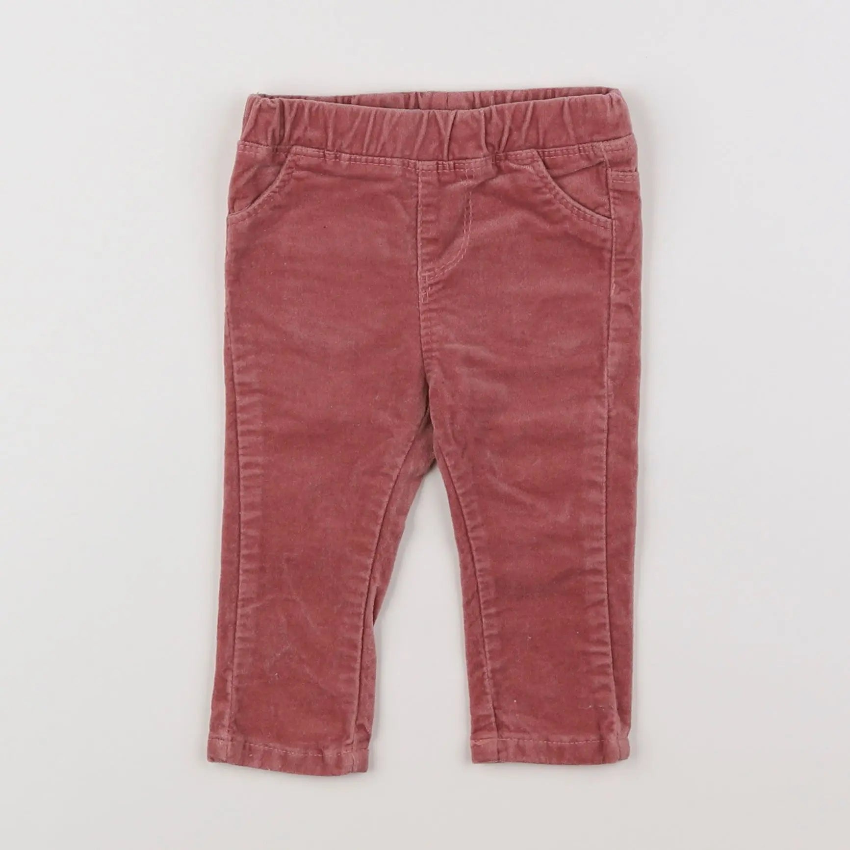Vertbaudet - jegging rose - 6 mois
