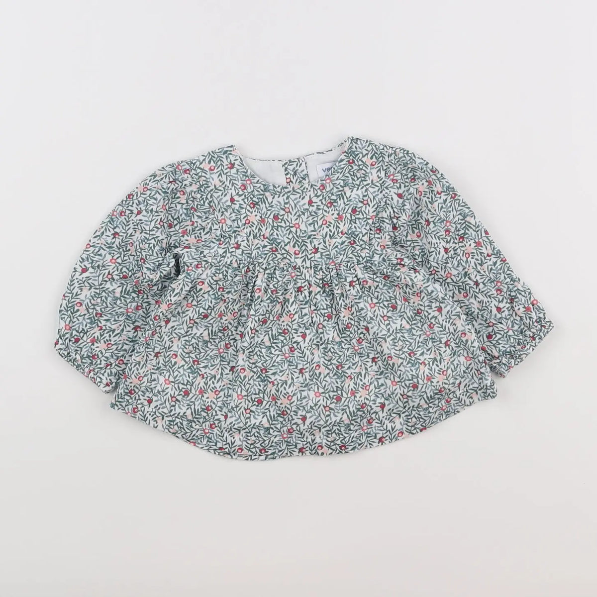 Vertbaudet - blouse multicolore - 6 mois