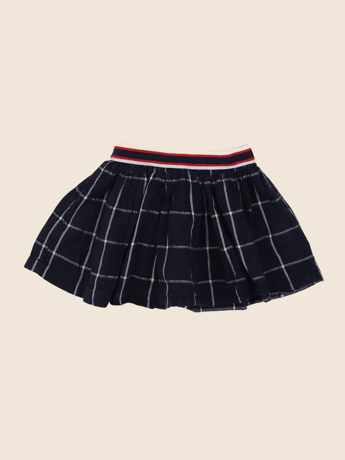 Vertbaudet - jupe bleu, argent - 2 ans