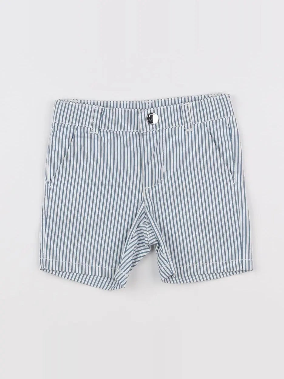 Jacadi - short blanc, vert - 6 mois