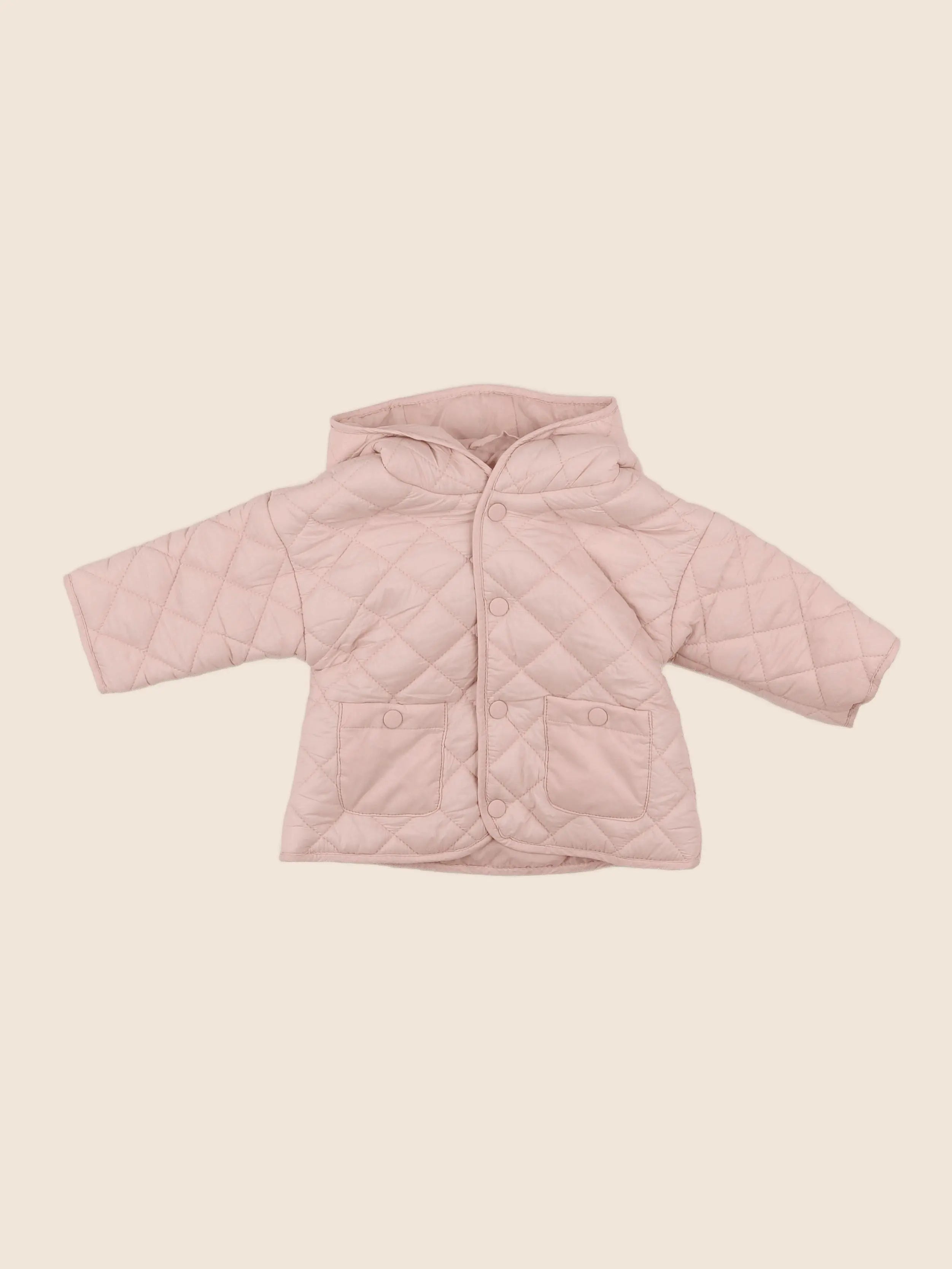 Vertbaudet - doudoune rose - 3 mois