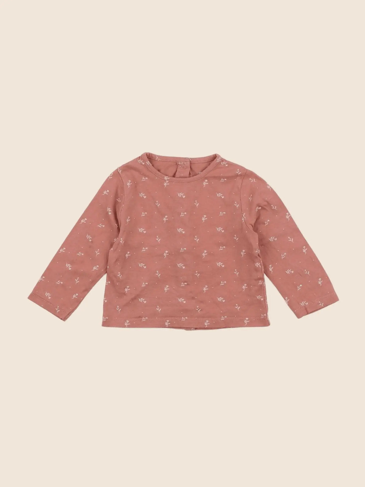 Vertbaudet - tee-shirt rose - 6 mois