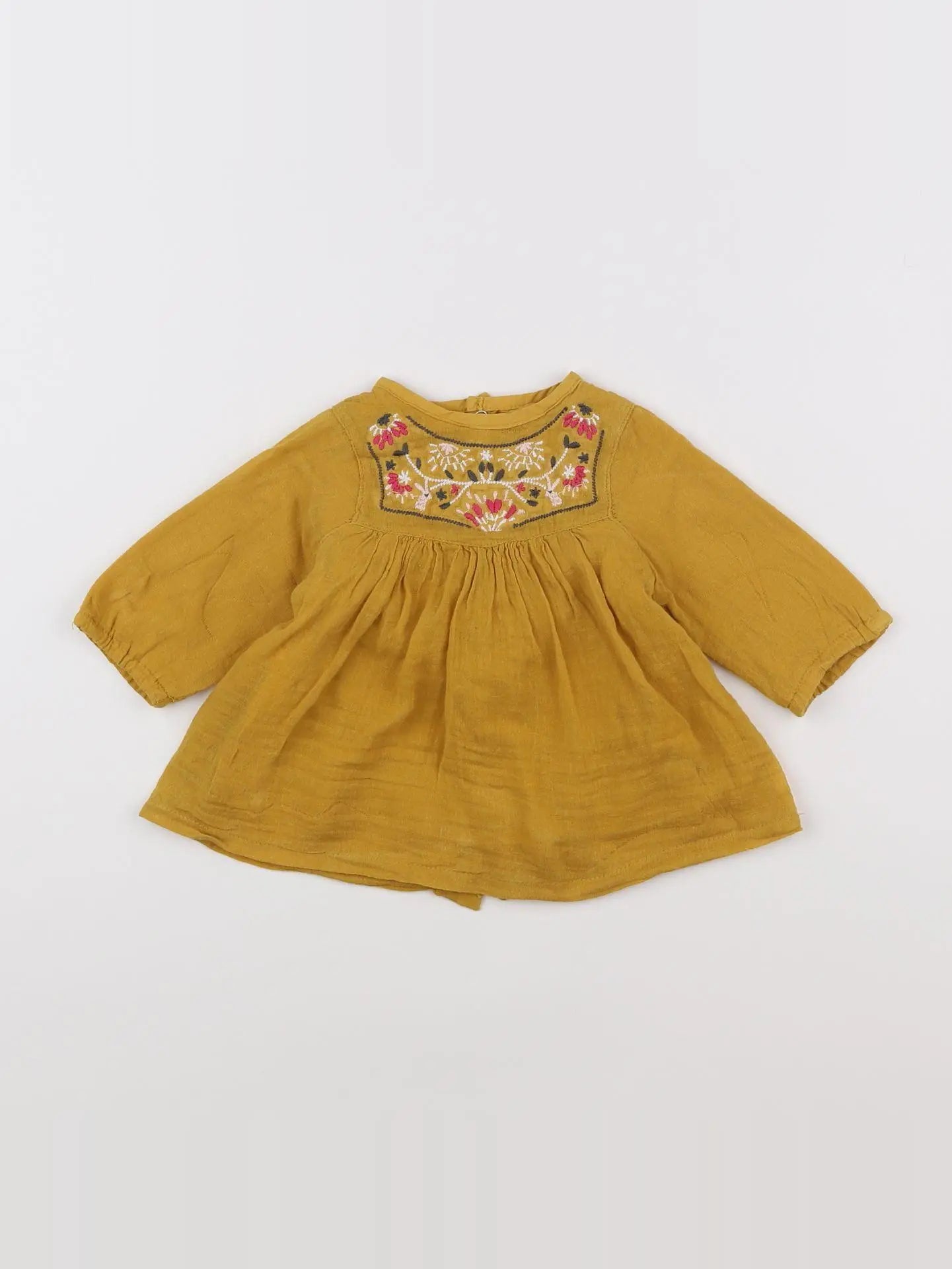 Vertbaudet - robe jaune - 3 mois