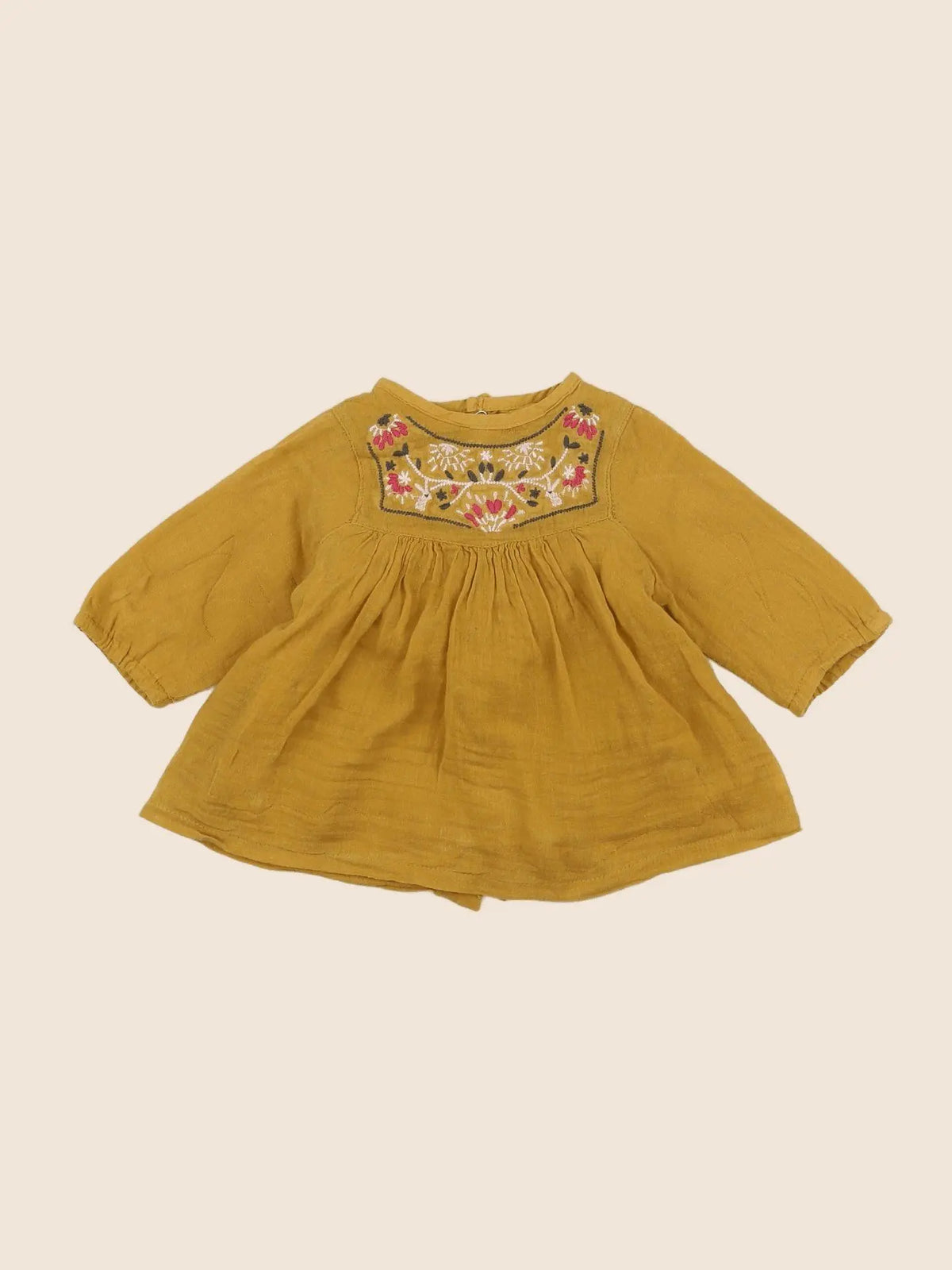Vertbaudet - robe jaune - 3 mois