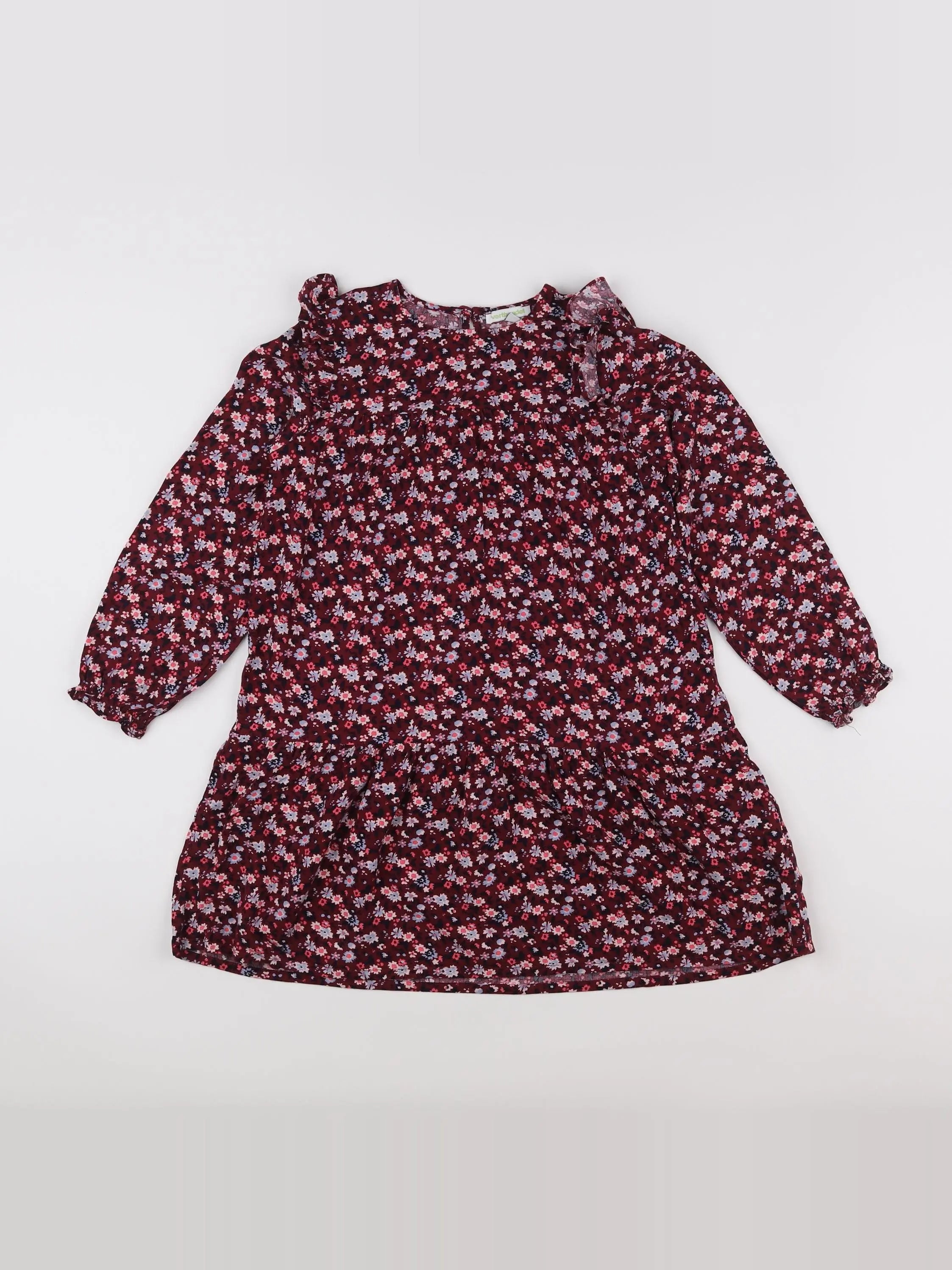 Vertbaudet - robe multicolore - 8 ans