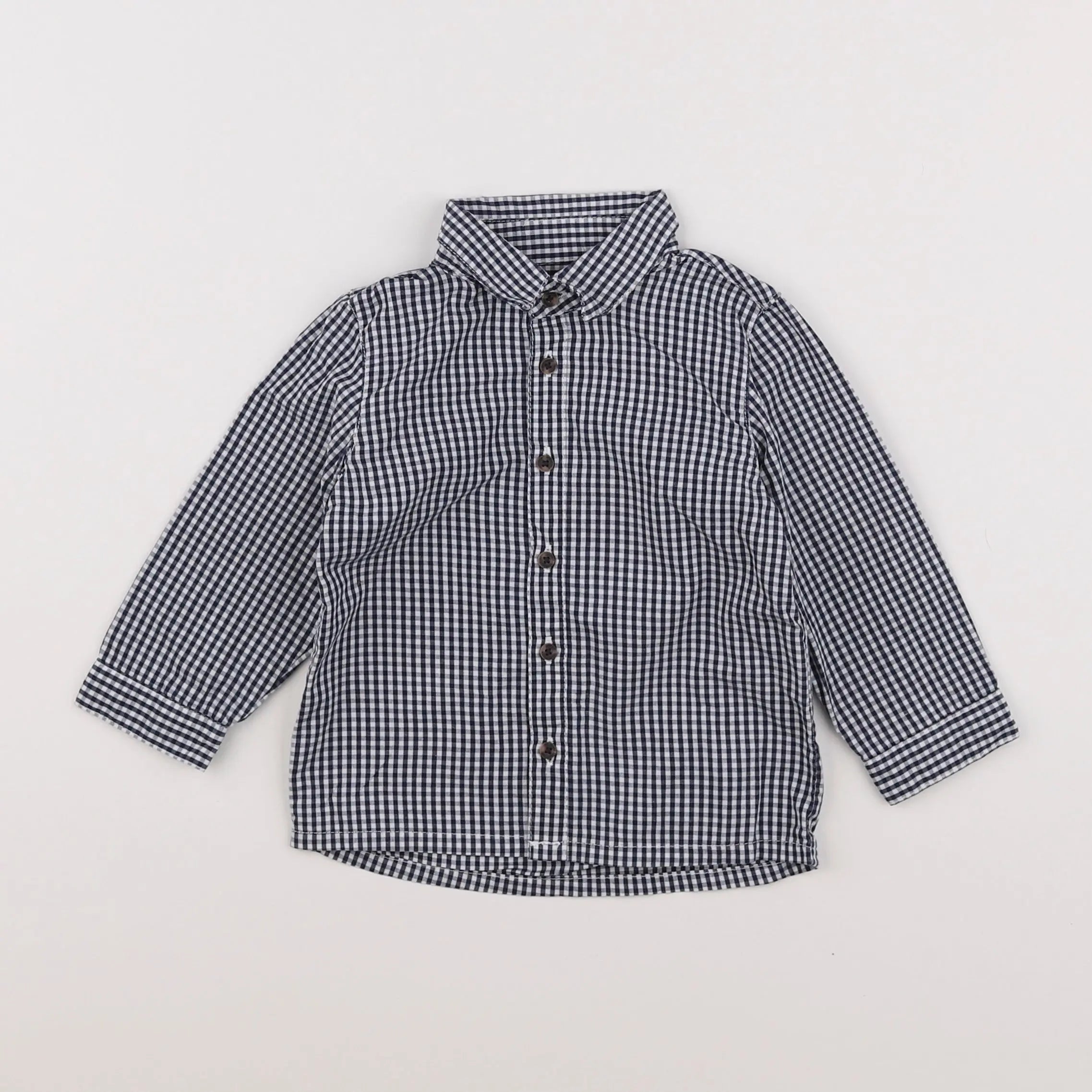 Vertbaudet - chemise bleu - 18 mois