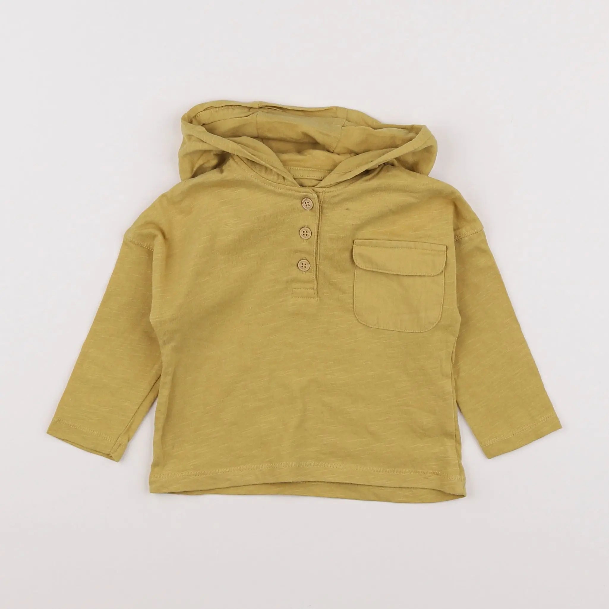 Vertbaudet - tee-shirt jaune - 9 mois