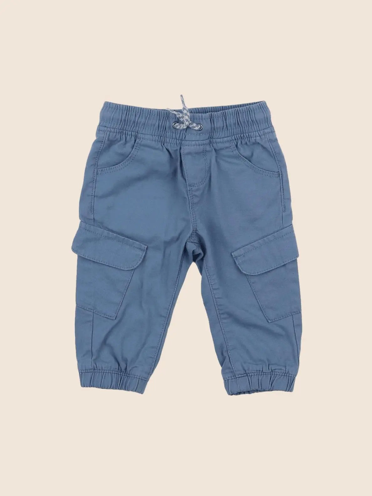 Vertbaudet - pantalon bleu - 9 mois