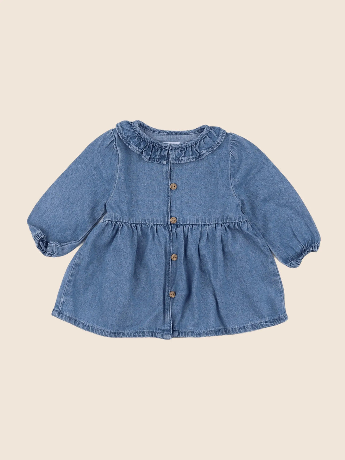 Vertbaudet - robe bleu - 6 mois