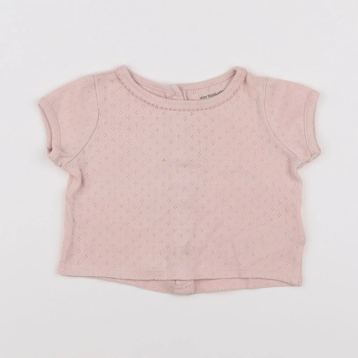 Vertbaudet - tee-shirt rose - 3 mois