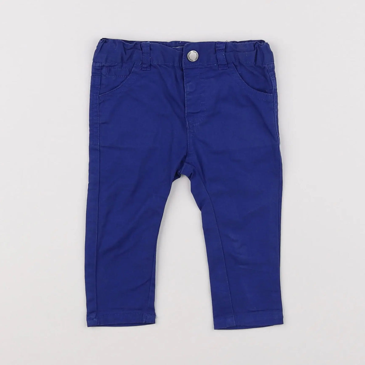 Vertbaudet - pantalon bleu - 6 mois