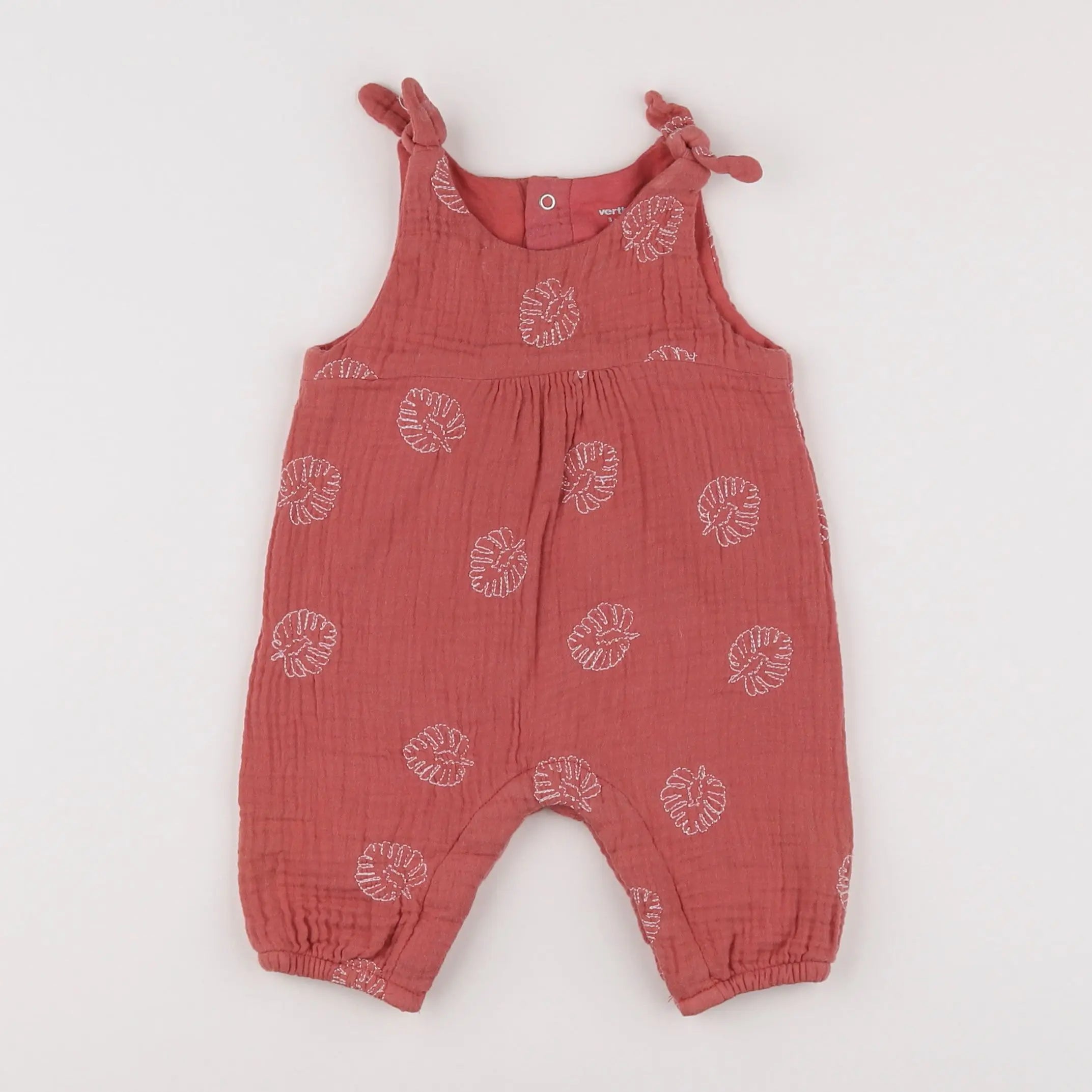 Vertbaudet - combinaison rose - 3 mois