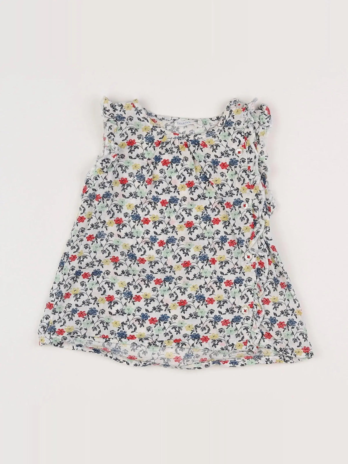 Boutchou - robe multicolore - 12 mois