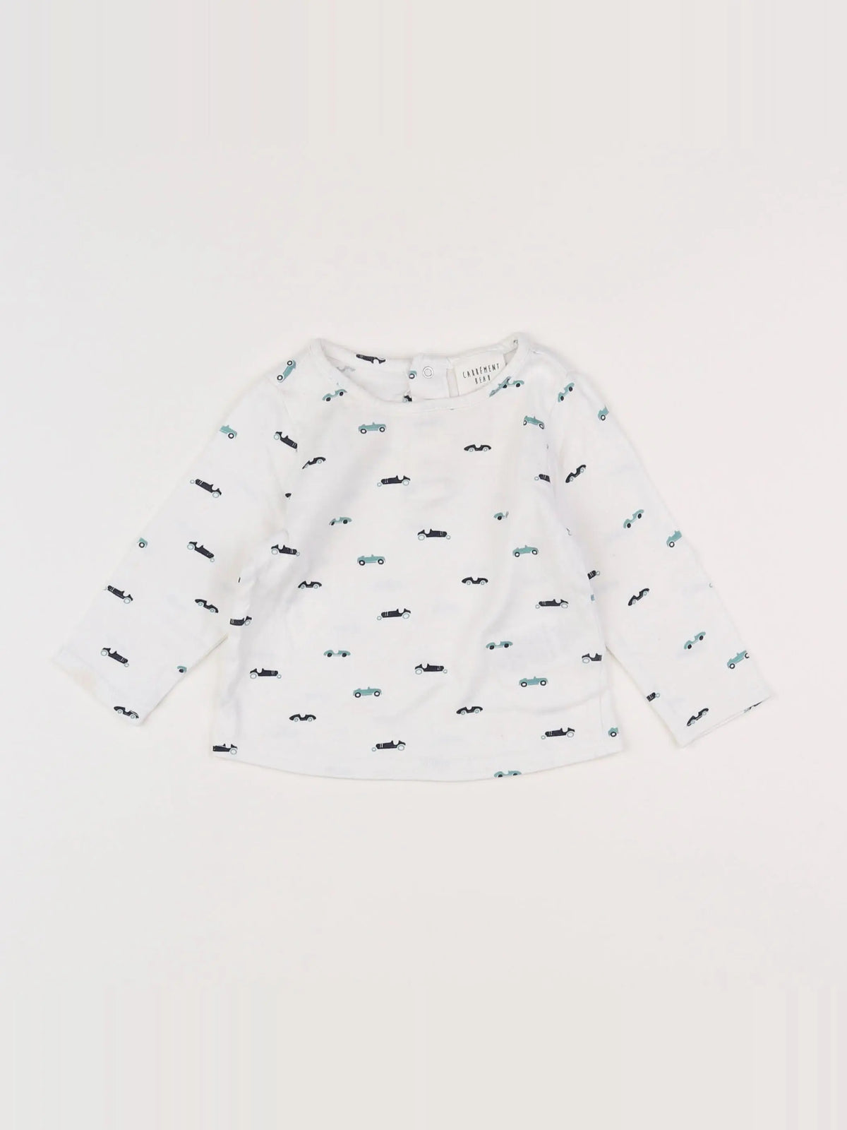 Carrément Beau - tee-shirt blanc - 6 mois