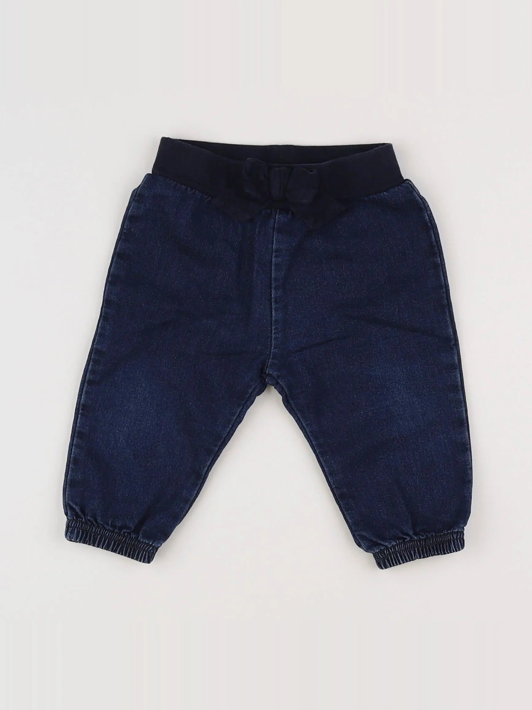Petit Bateau - pantalon bleu - 6 mois