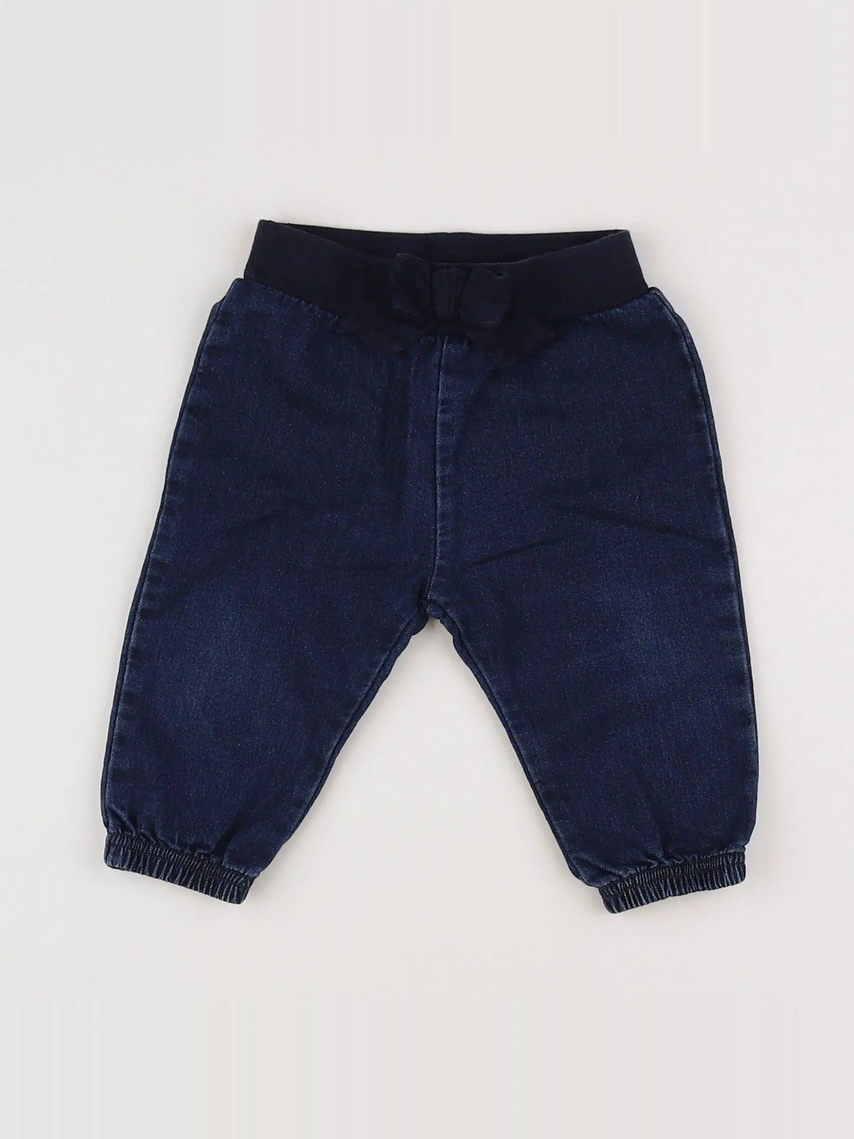 Petit Bateau - pantalon bleu - 6 mois