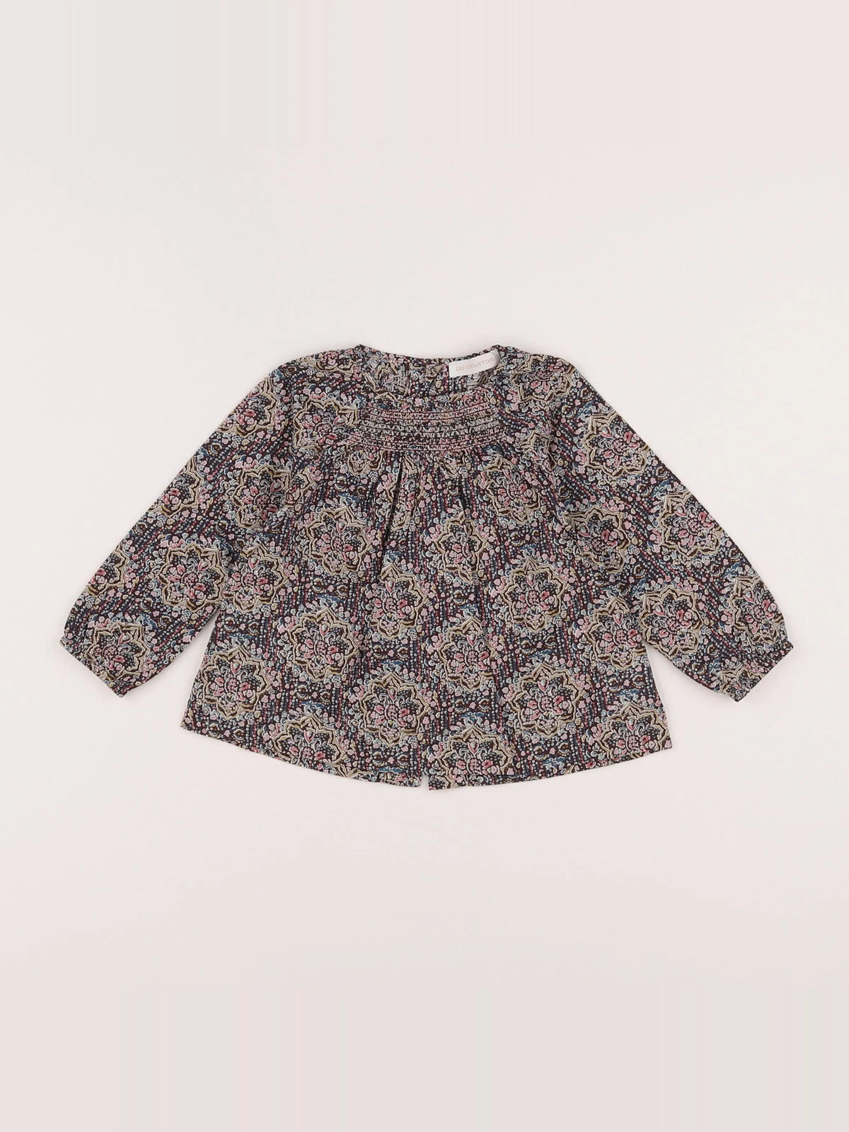Les Enfantines - blouse multicolore - 6 mois