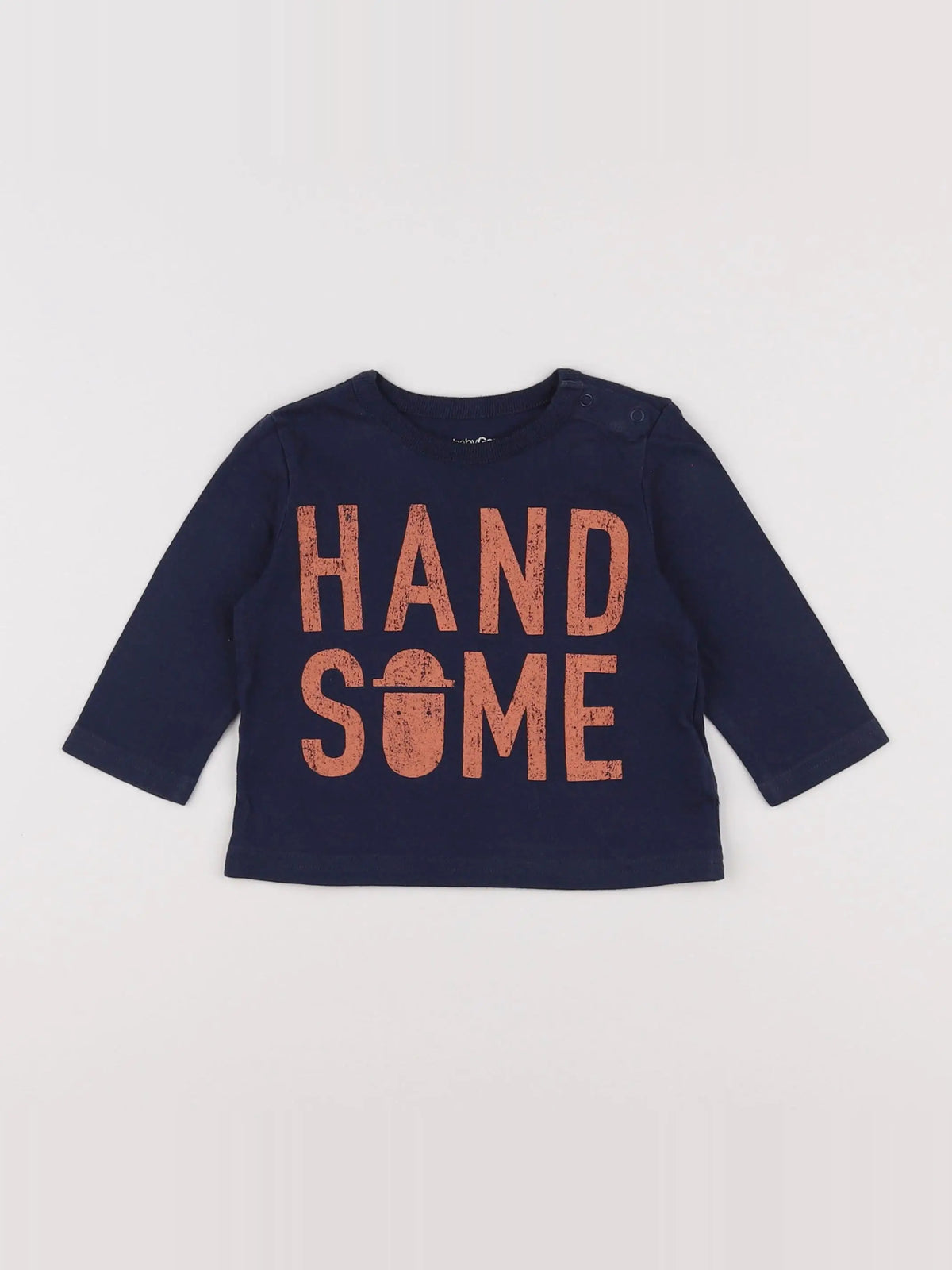 GAP - tee-shirt bleu, orange - 3/6 mois