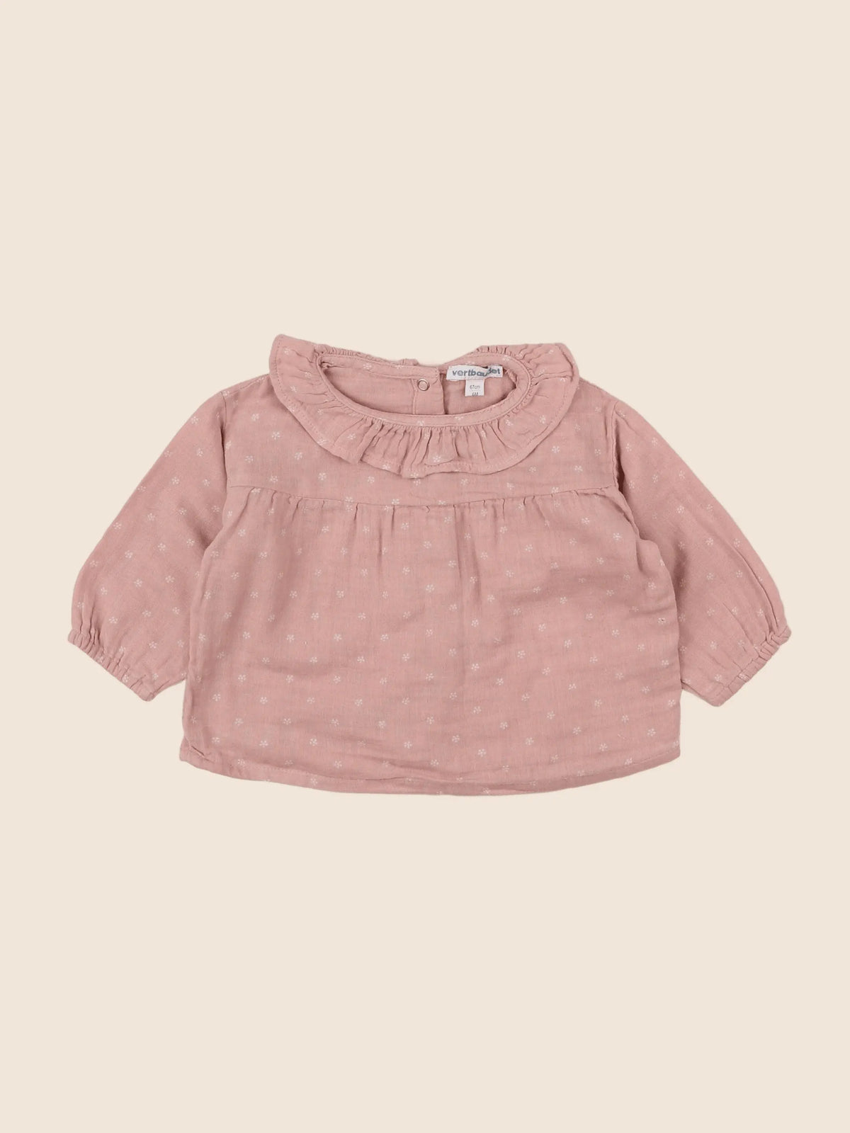 Vertbaudet - blouse rose - 6 mois