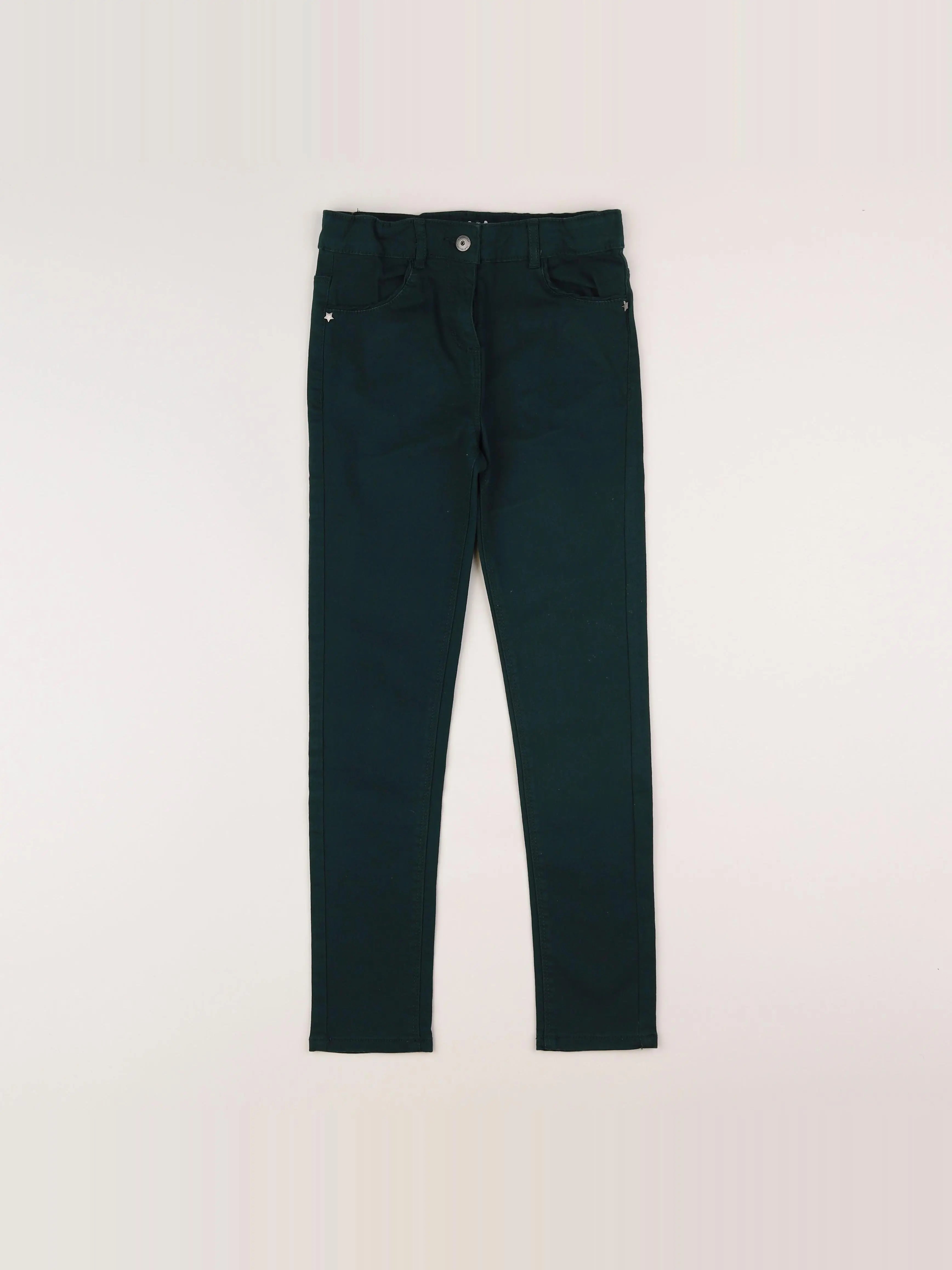 Vertbaudet - jean vert - 9 ans