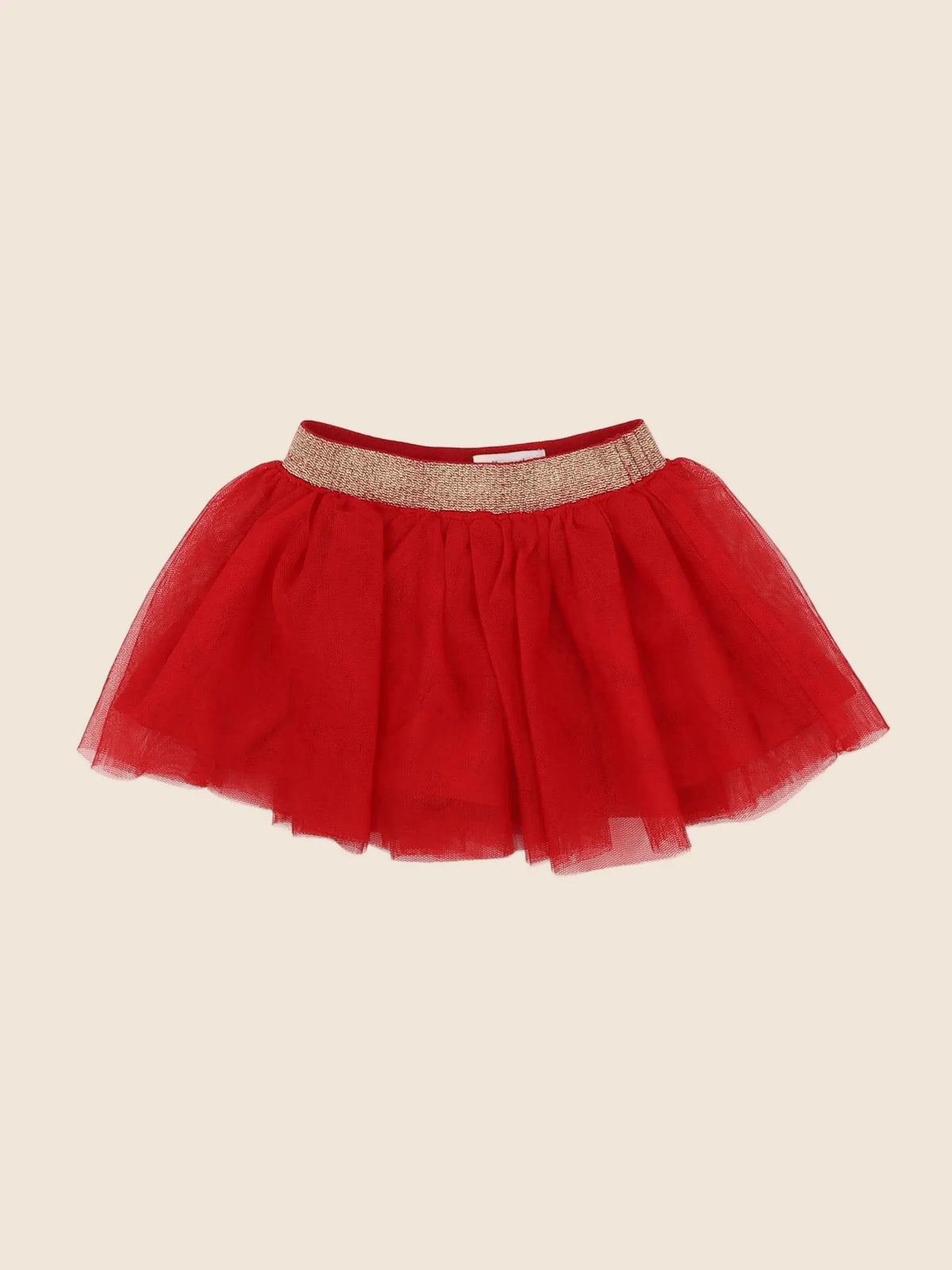 Vertbaudet - jupe rouge - 6 mois