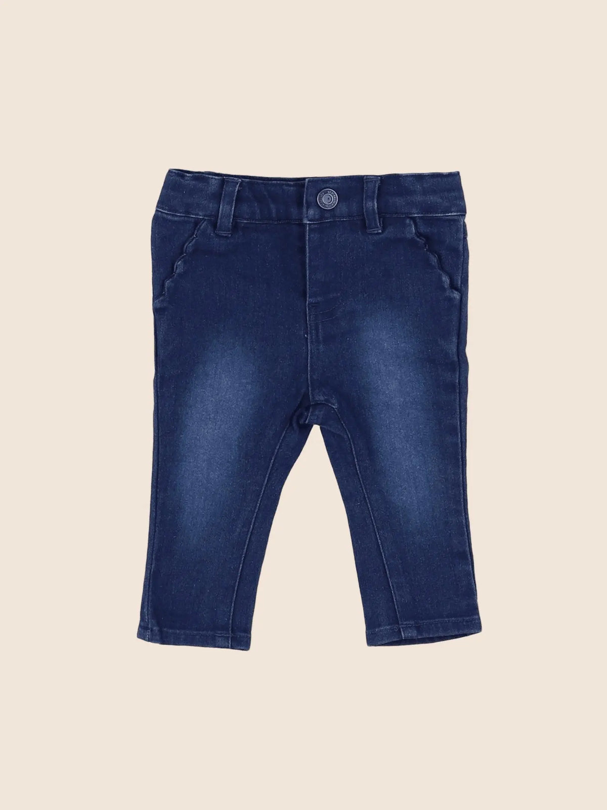 Vertbaudet - jegging bleu - 3 mois