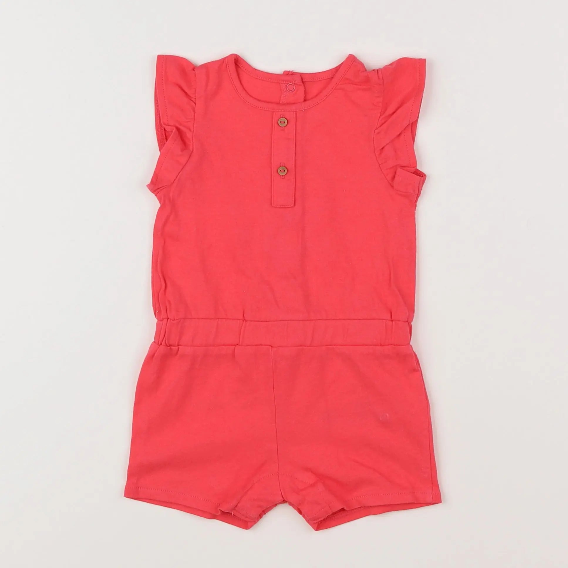 Vertbaudet - combinaison rose - 6 mois