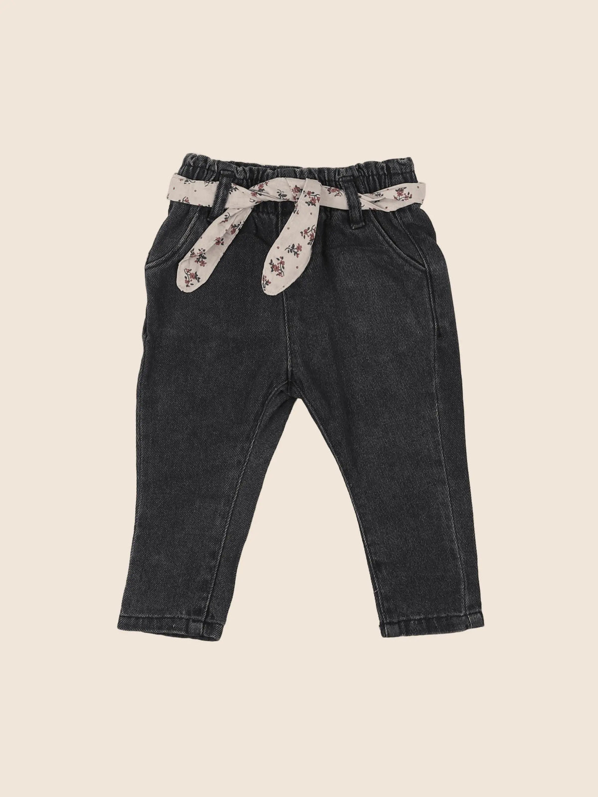 Vertbaudet - jean gris - 9 mois