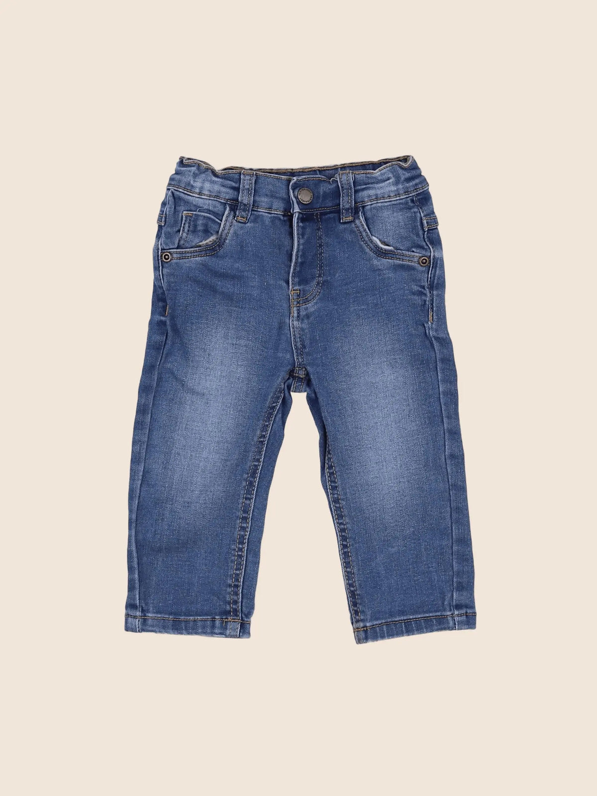 Vertbaudet - jean bleu - 9 mois