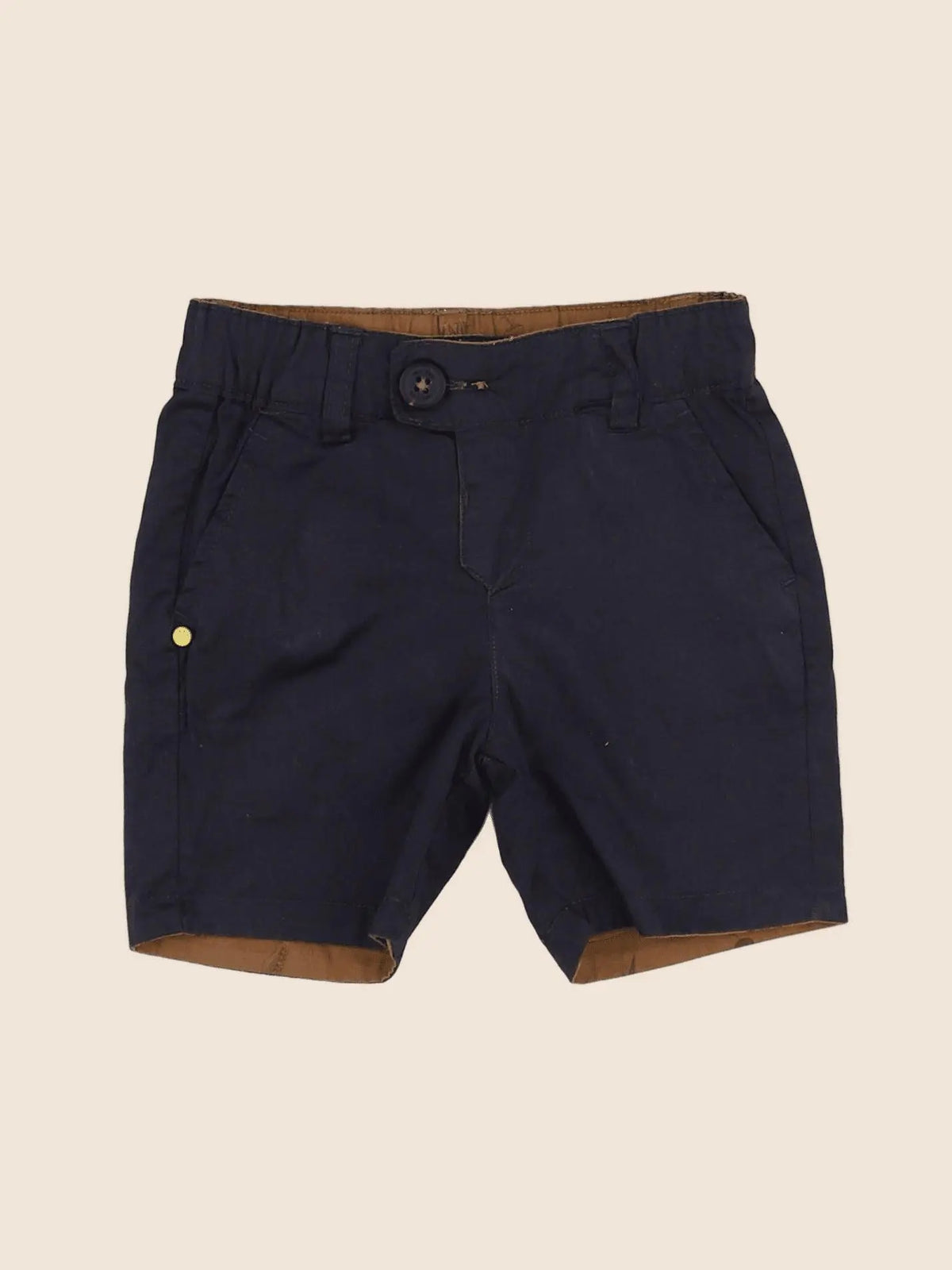 IKKS - short réversible gris, orange - 6 mois