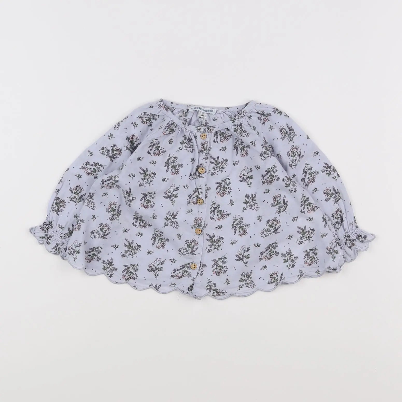 Vertbaudet - blouse multicolore - 9 mois