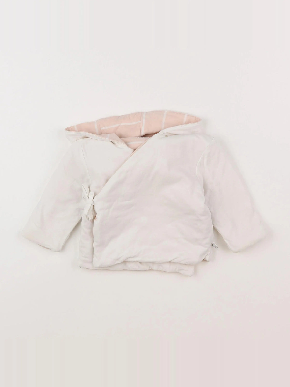 Vertbaudet - sweat blanc - 6 mois