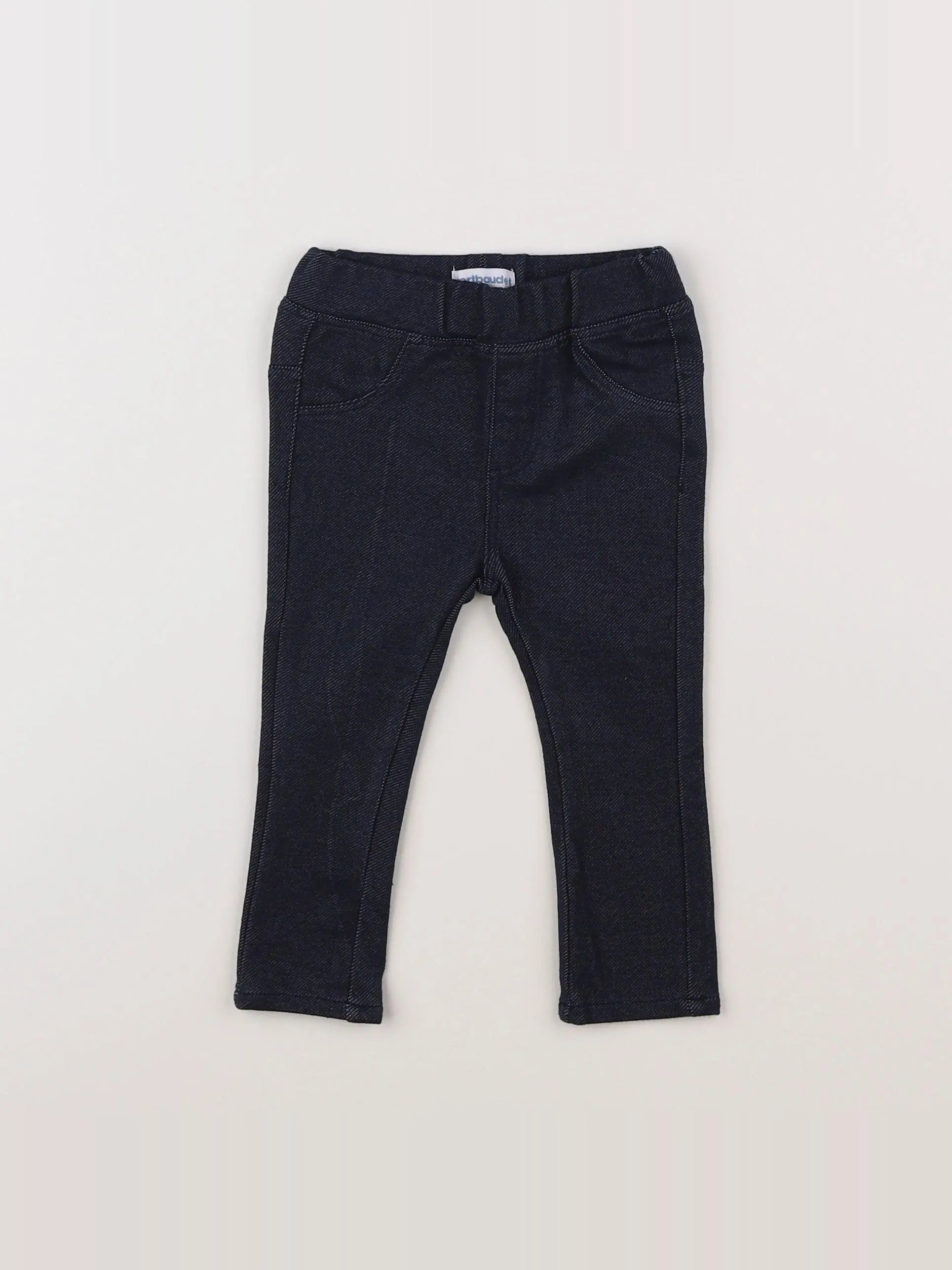 Vertbaudet - jegging bleu - 6 mois
