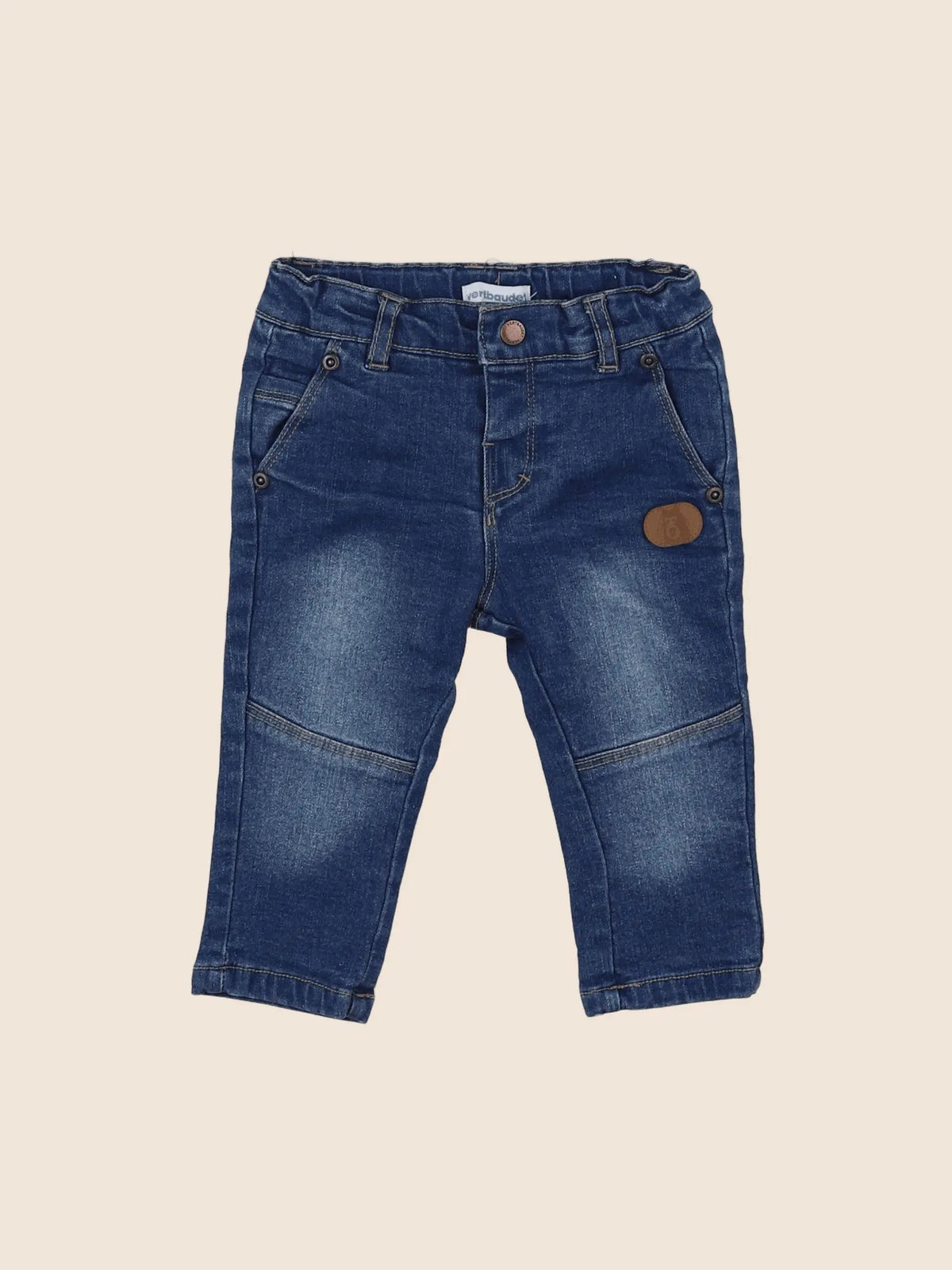Vertbaudet - jean bleu - 6 mois