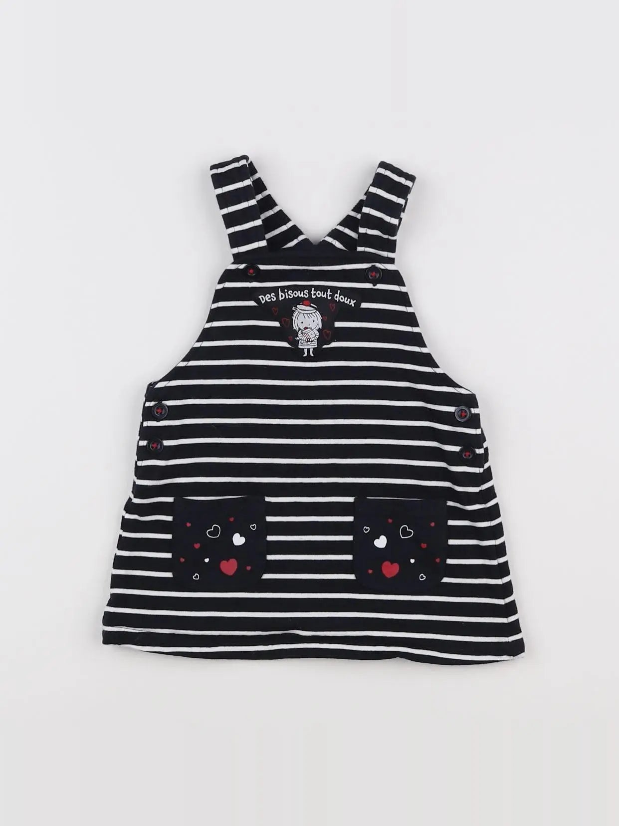 Terre de marins - robe bleu - 12 mois