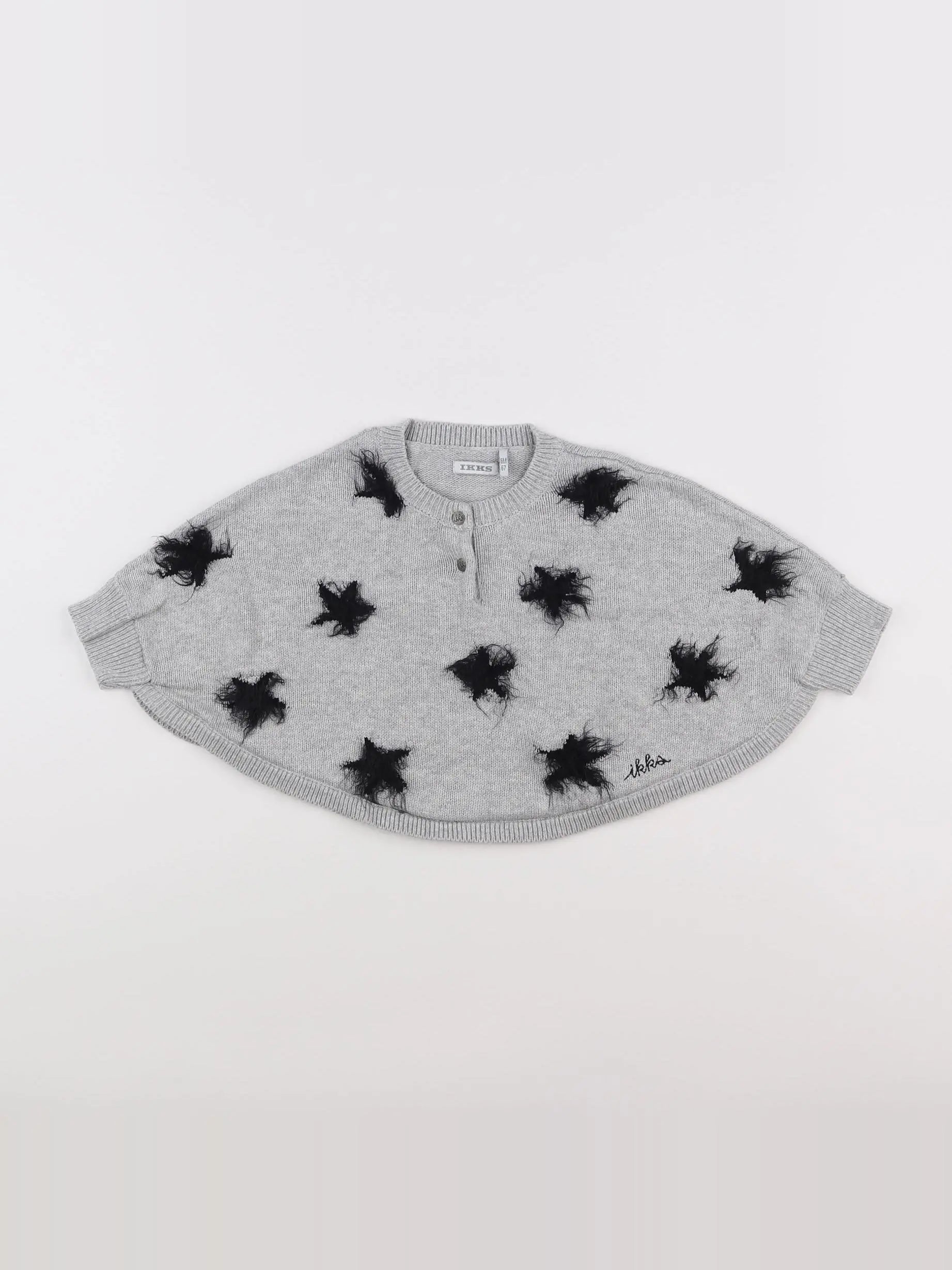 IKKS - cape gris, noir - 6 mois