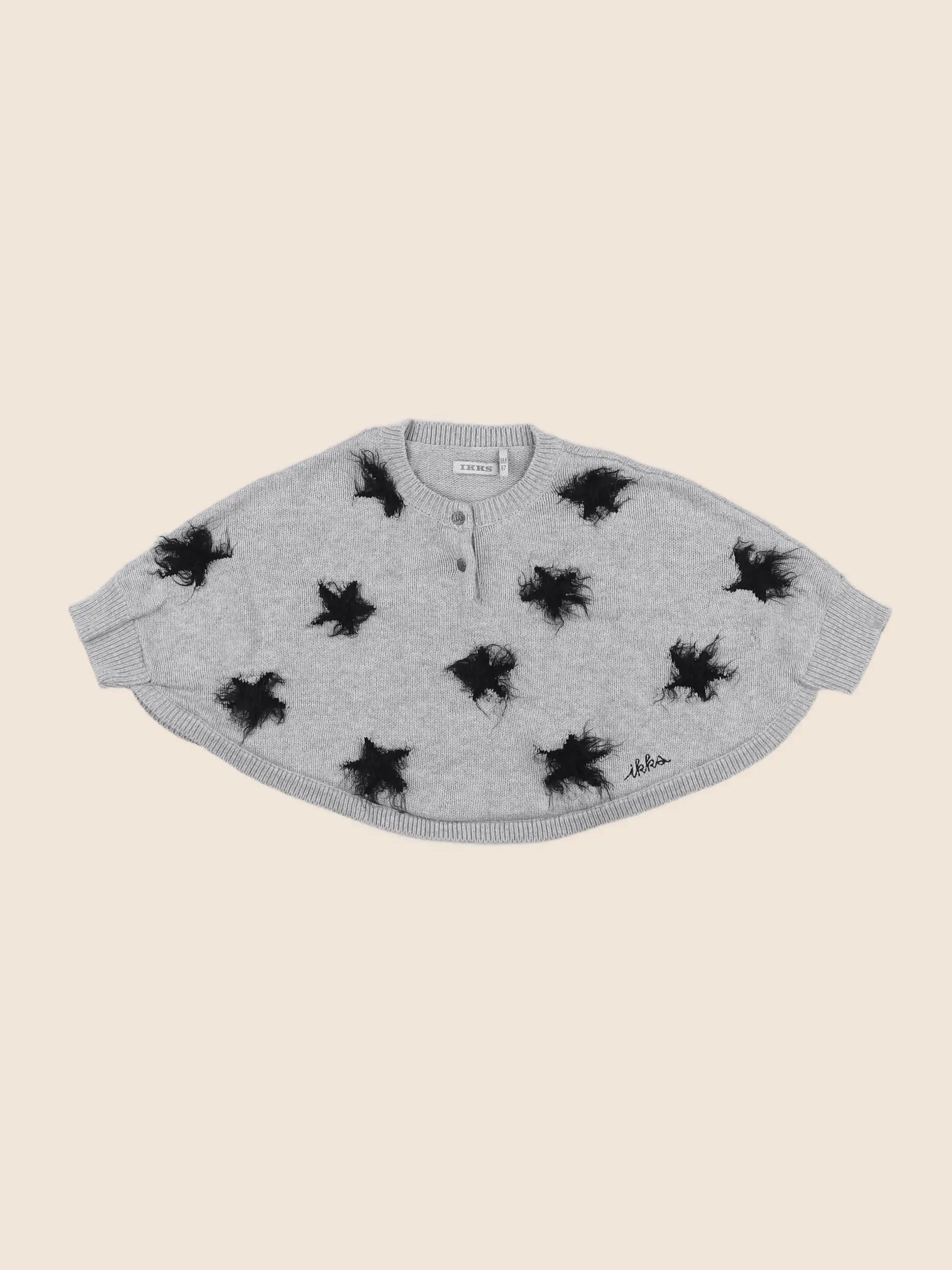 IKKS - cape gris, noir - 6 mois