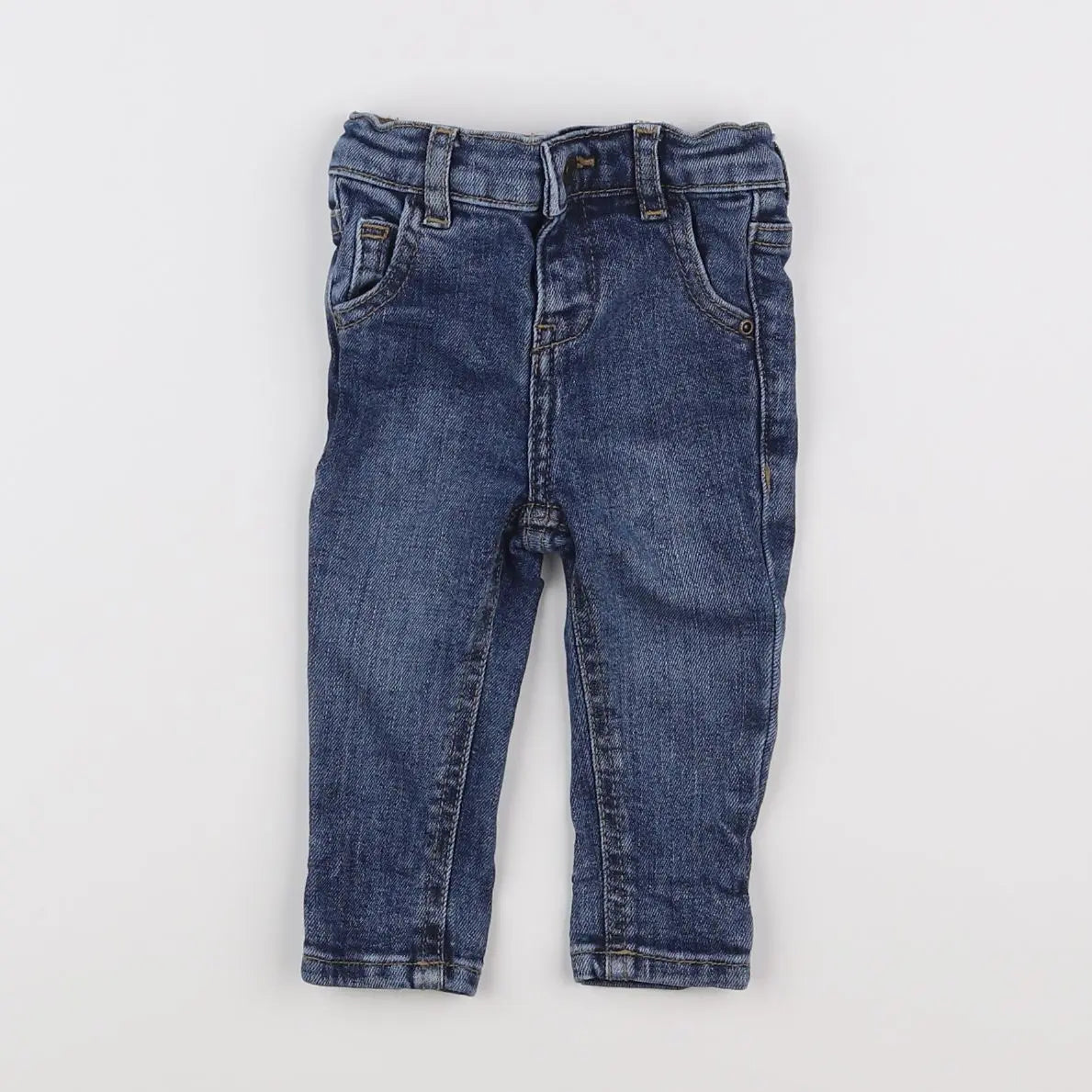Vertbaudet - jean bleu - 3 mois