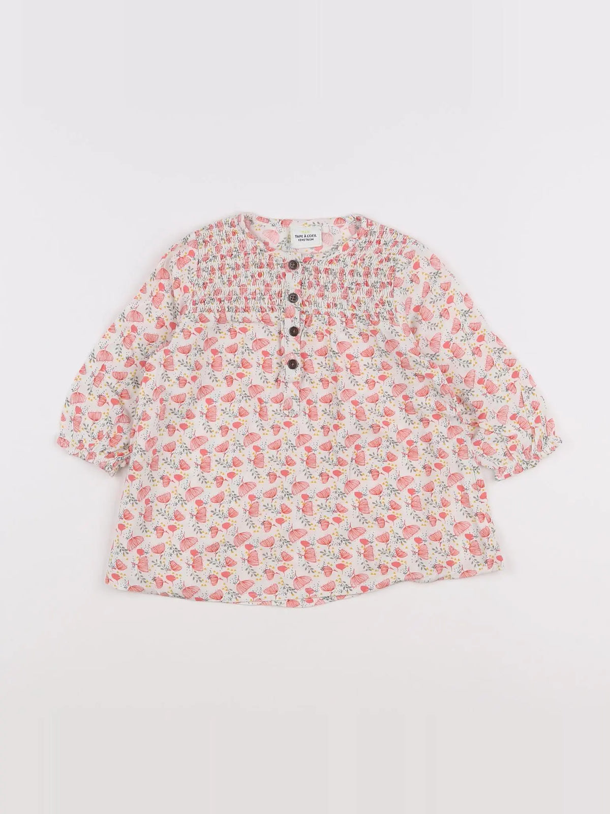 Tape à l'oeil - robe multicolore - 12 mois