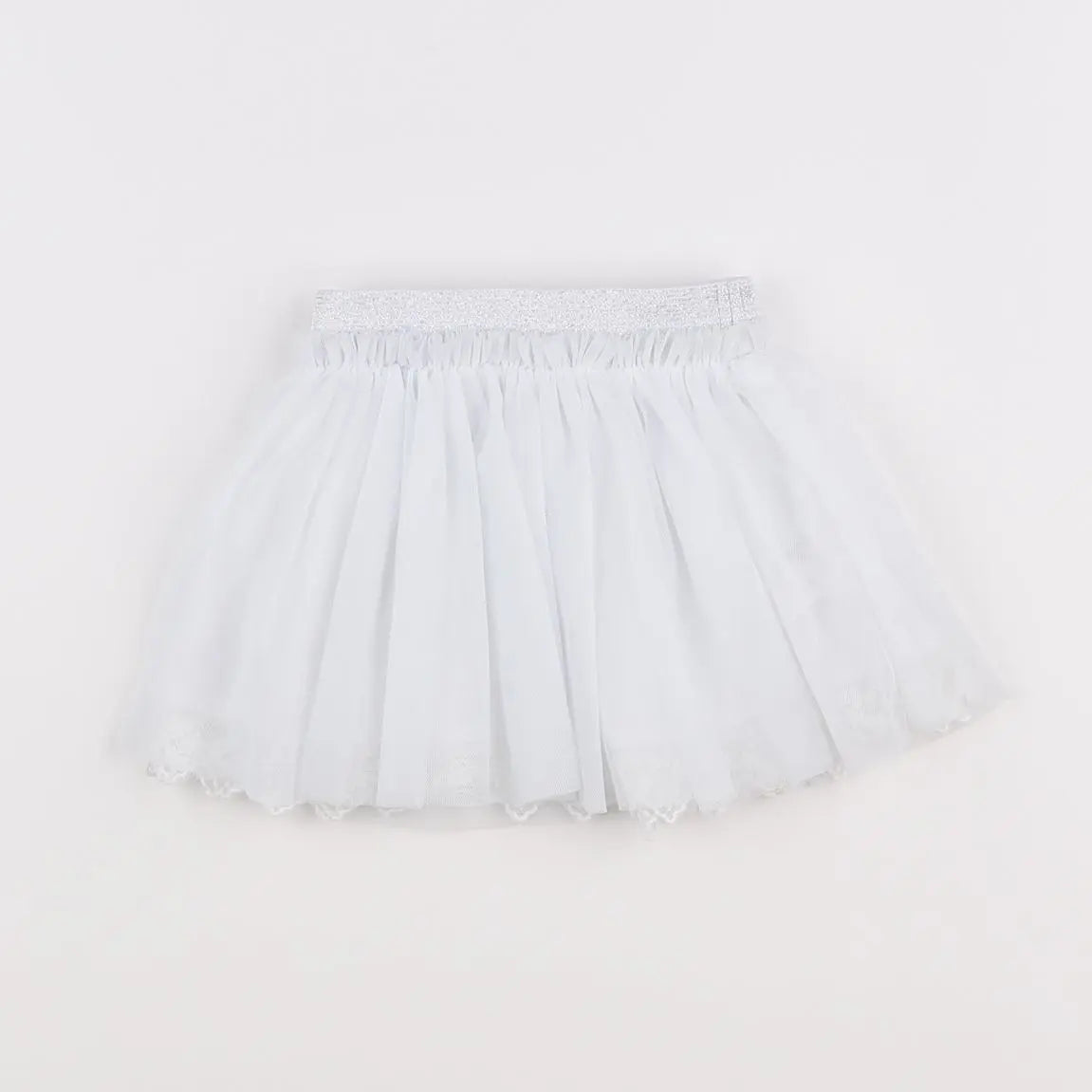 Vertbaudet - jupe blanc - 6 mois