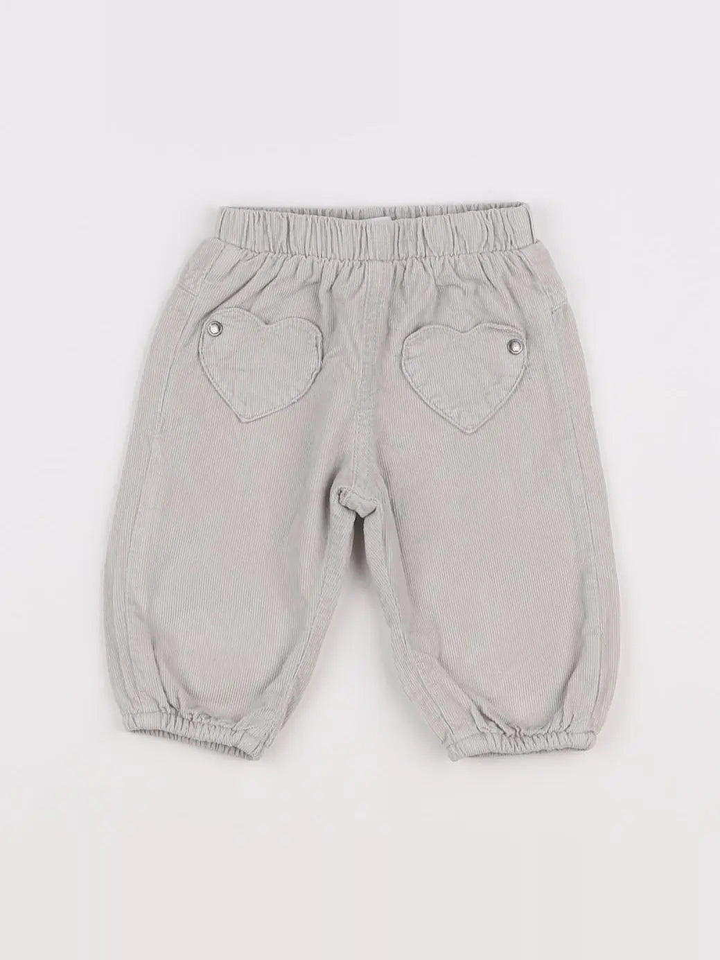 Vertbaudet - pantalon doublé gris - 3 mois