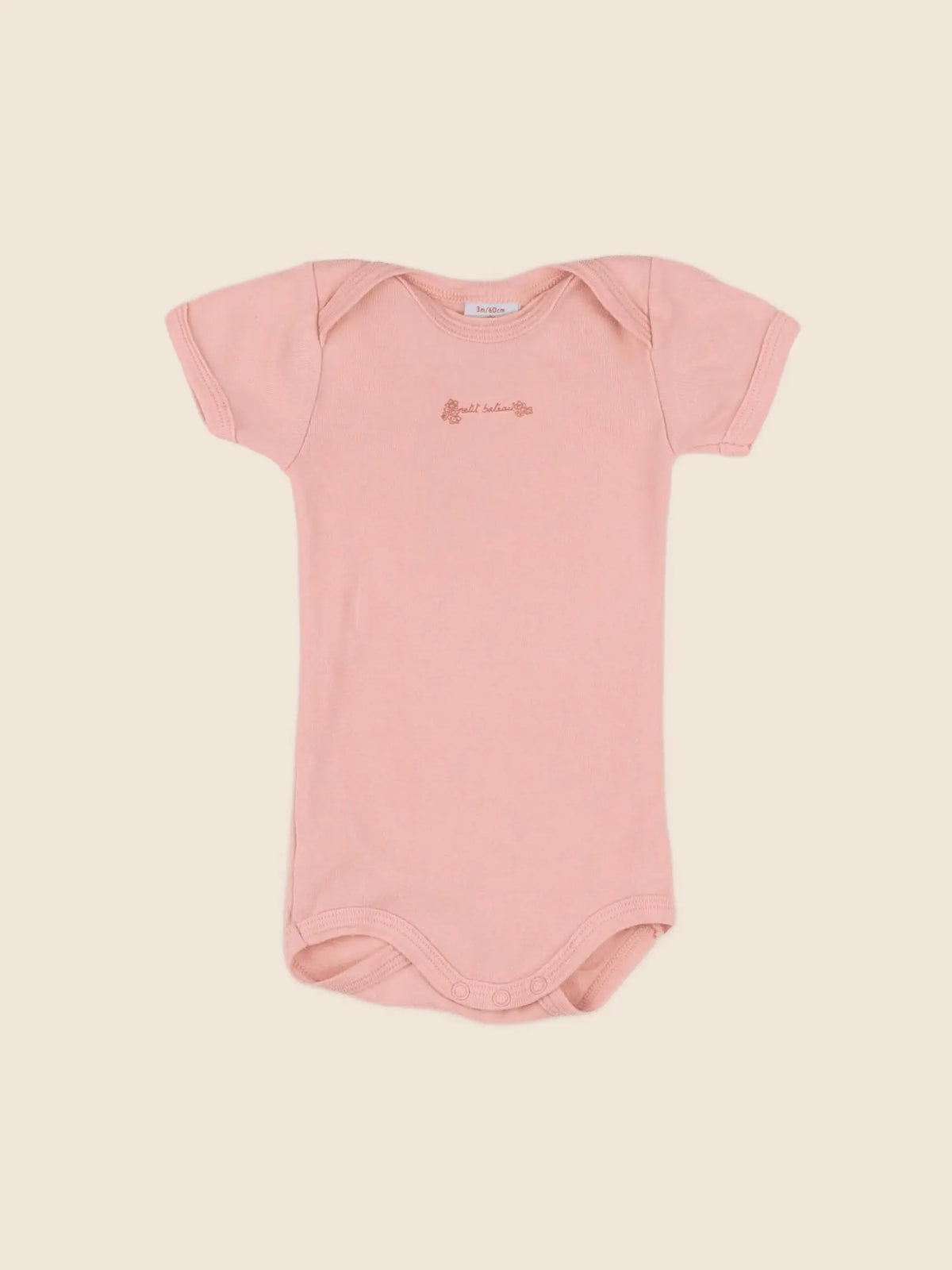 Petit Bateau - body rose - 3 mois