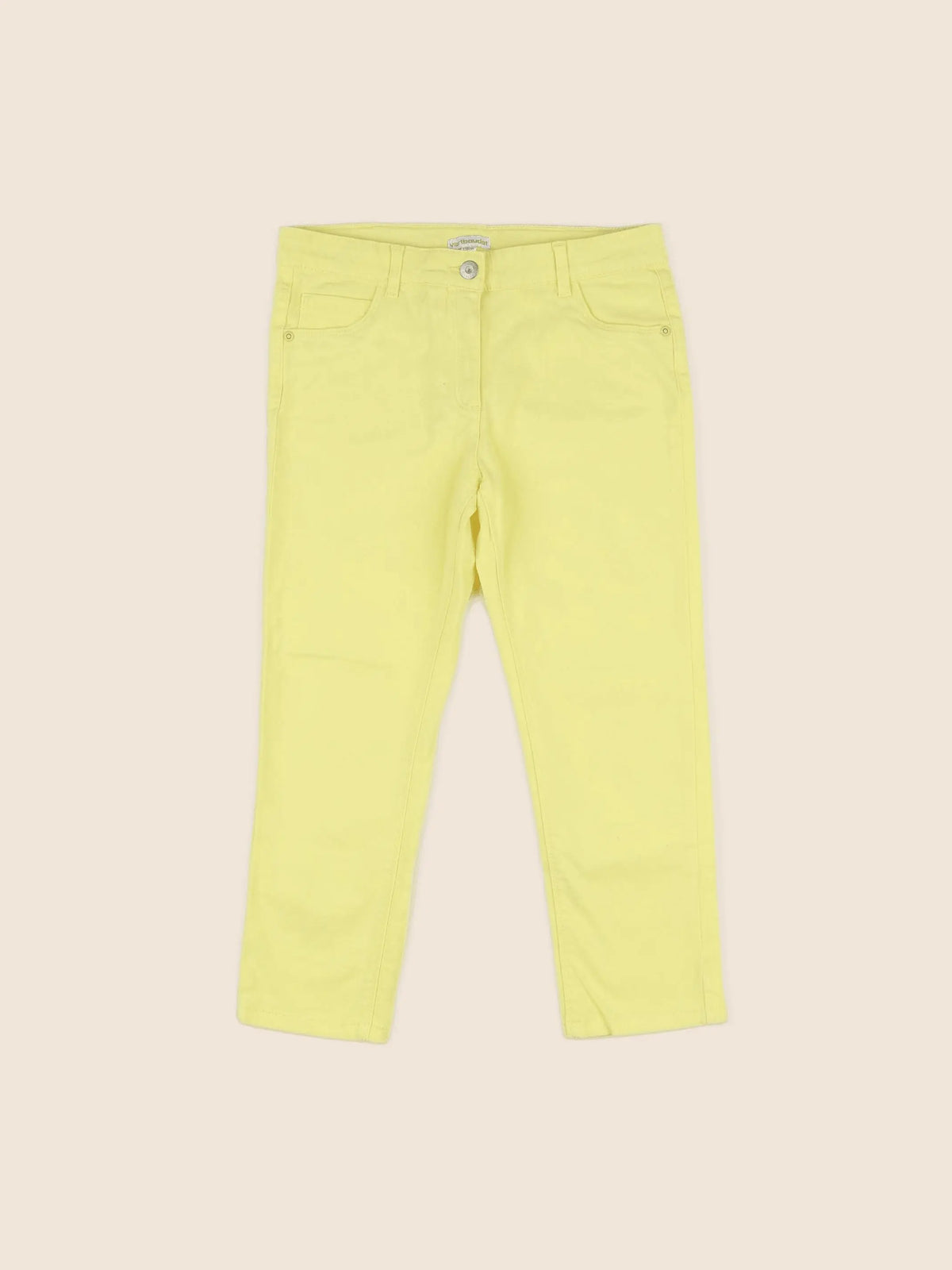 Vertbaudet - pantalon jaune - 10 ans