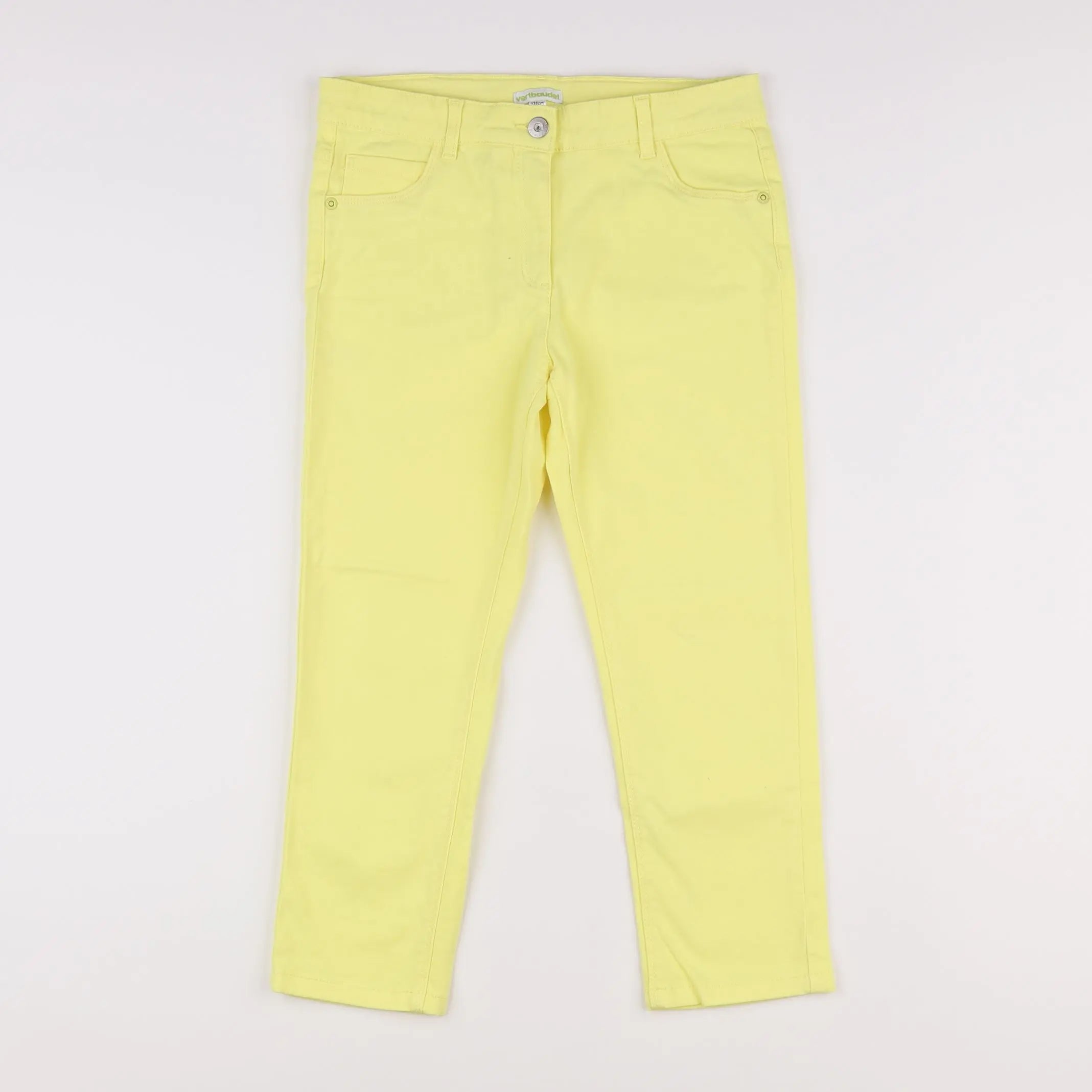 Vertbaudet - pantalon jaune - 10 ans