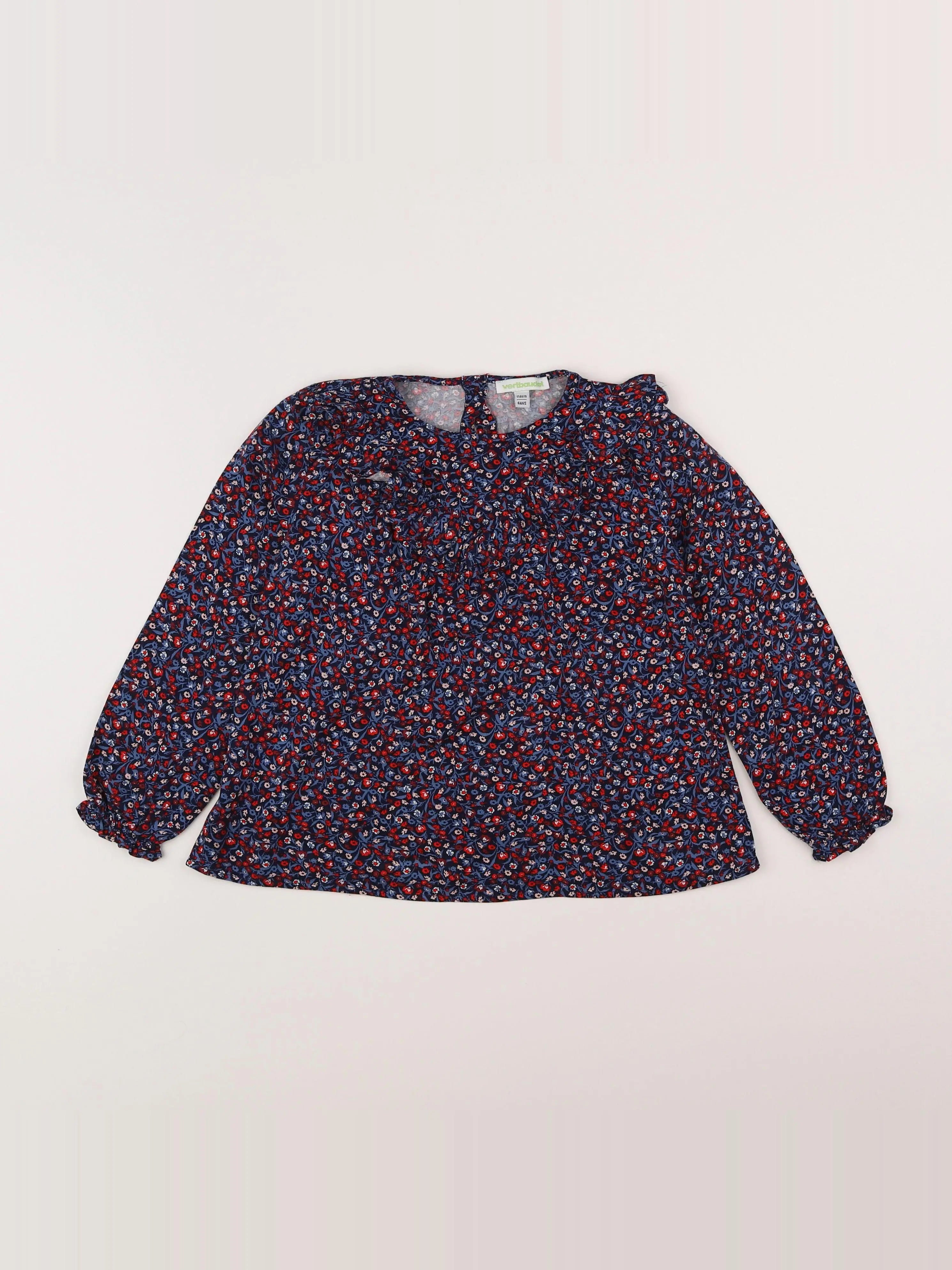 Vertbaudet - blouse multicolore - 6 ans