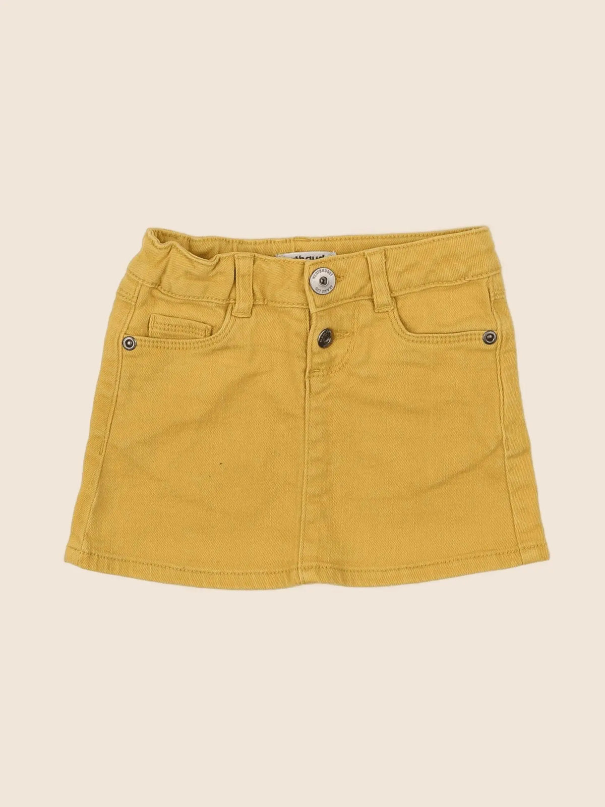 Vertbaudet - jupe jaune - 2 ans