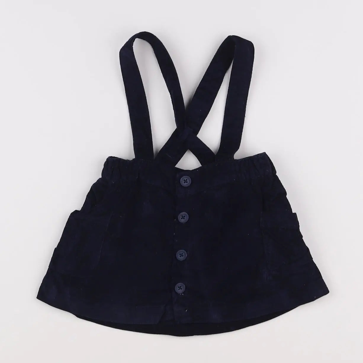 Vertbaudet - jupe bleu - 12 mois