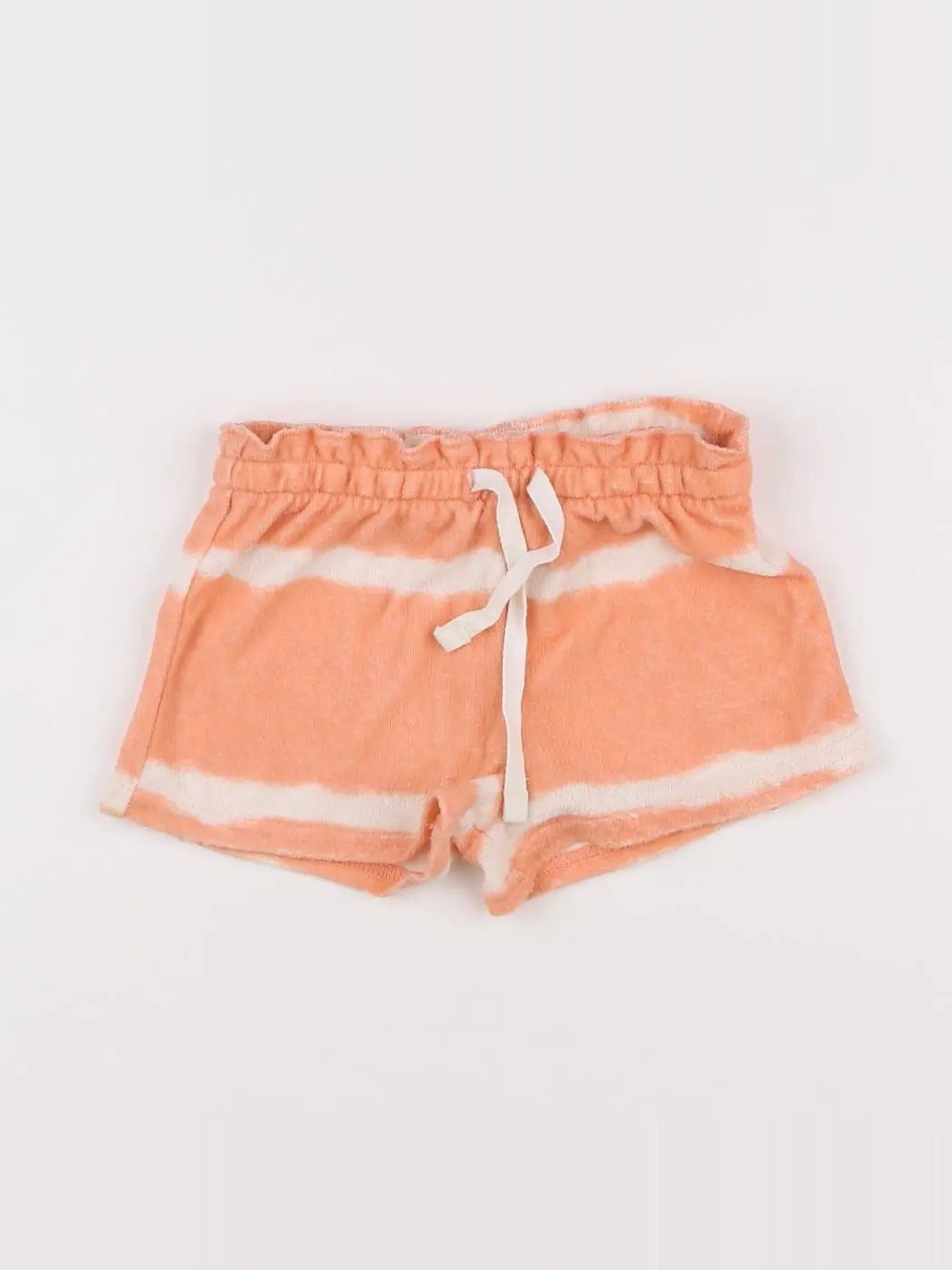 H&M - short orange - 9/12 mois