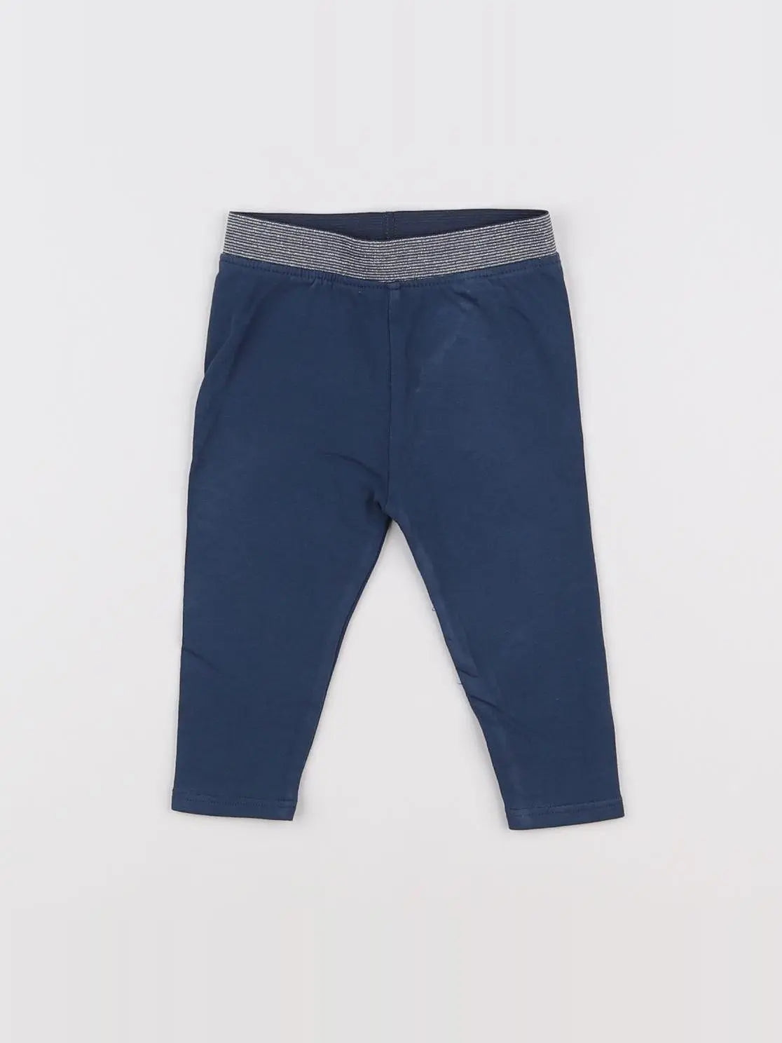 Vertbaudet - legging bleu - 6 mois